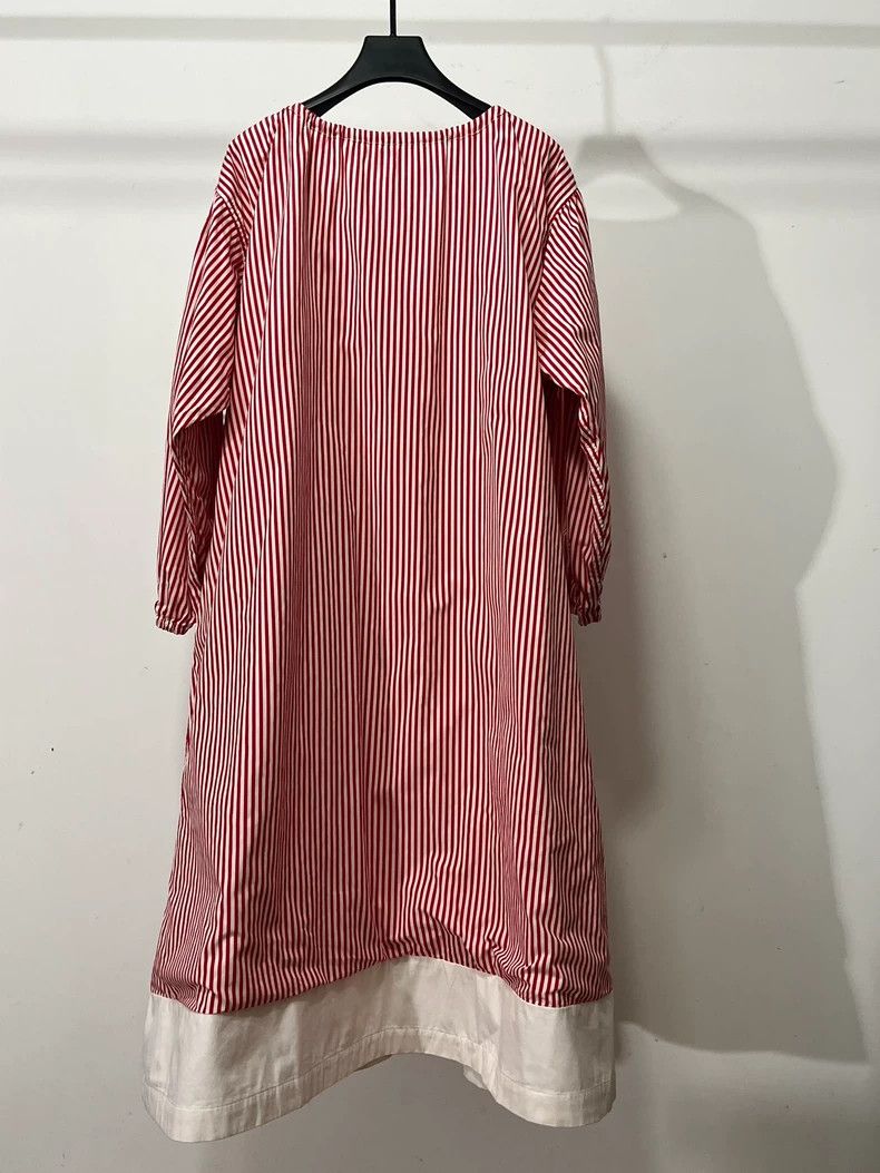 Comme des Garcons Comme Des Garcons Striped Draped Dress Size XS / US 0-2 / IT 36-38 - 4 Thumbnail