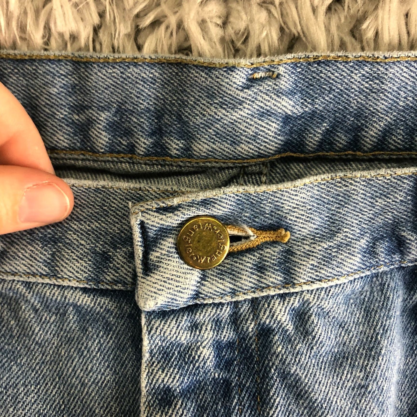 Wrangler Wrangler Mens 38x30 Regular Fit Mid Rise Straight Leg Medium Wash Blue Jean Size US 38 / EU 54 - 7 Thumbnail