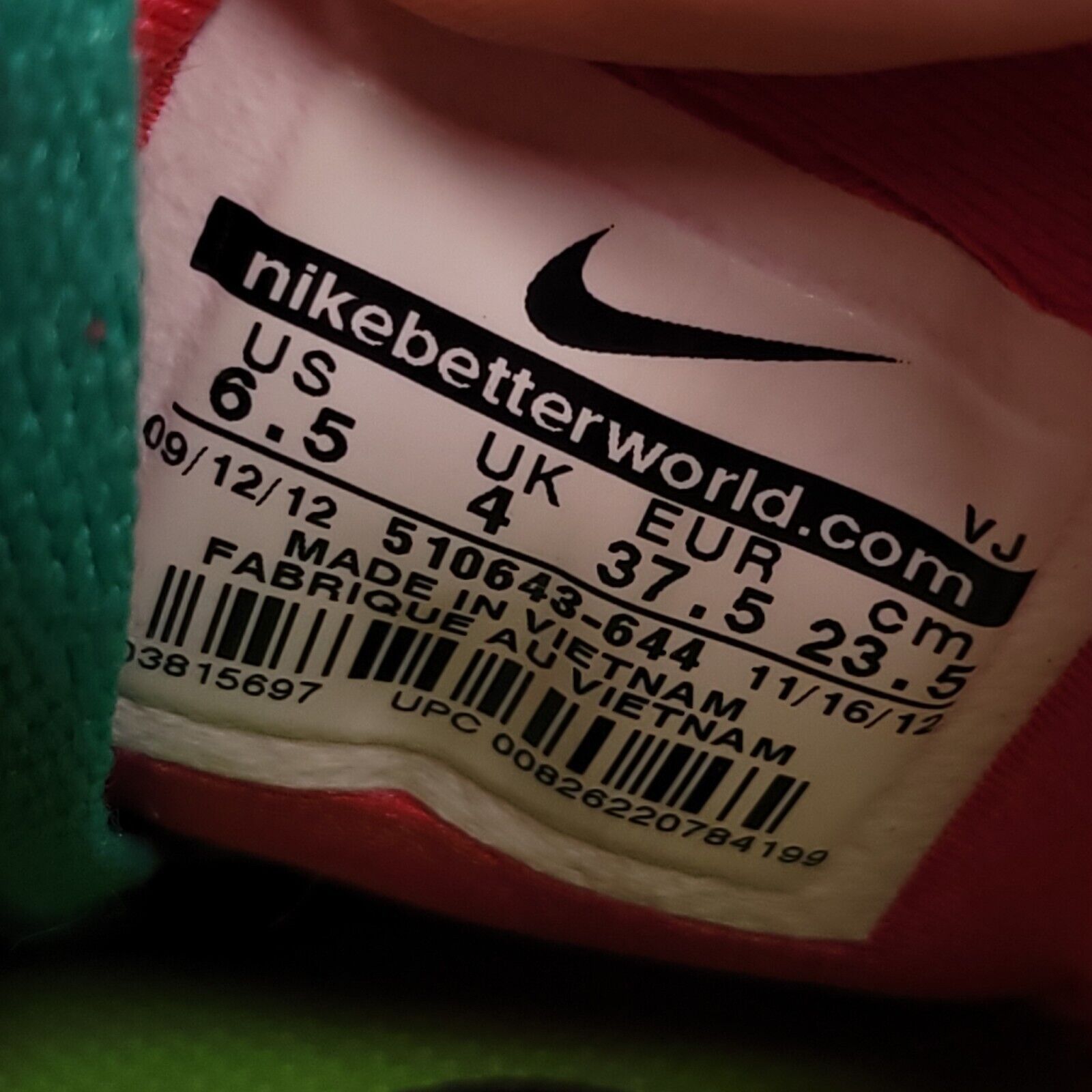Nike Nike Free Run 3 Shoe Womens Size 6.5 510643-644 Pink Blue Size US 6.5 / IT 36.5 - 11 Thumbnail