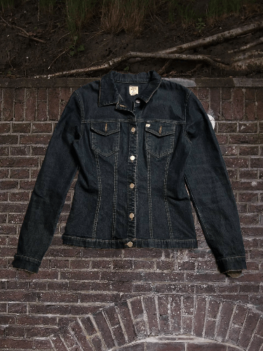 Miss Sixty Miss Sixty denim jacket vintage trucker dark wash Size L / US 10 / IT 46 - 1 Thumbnail