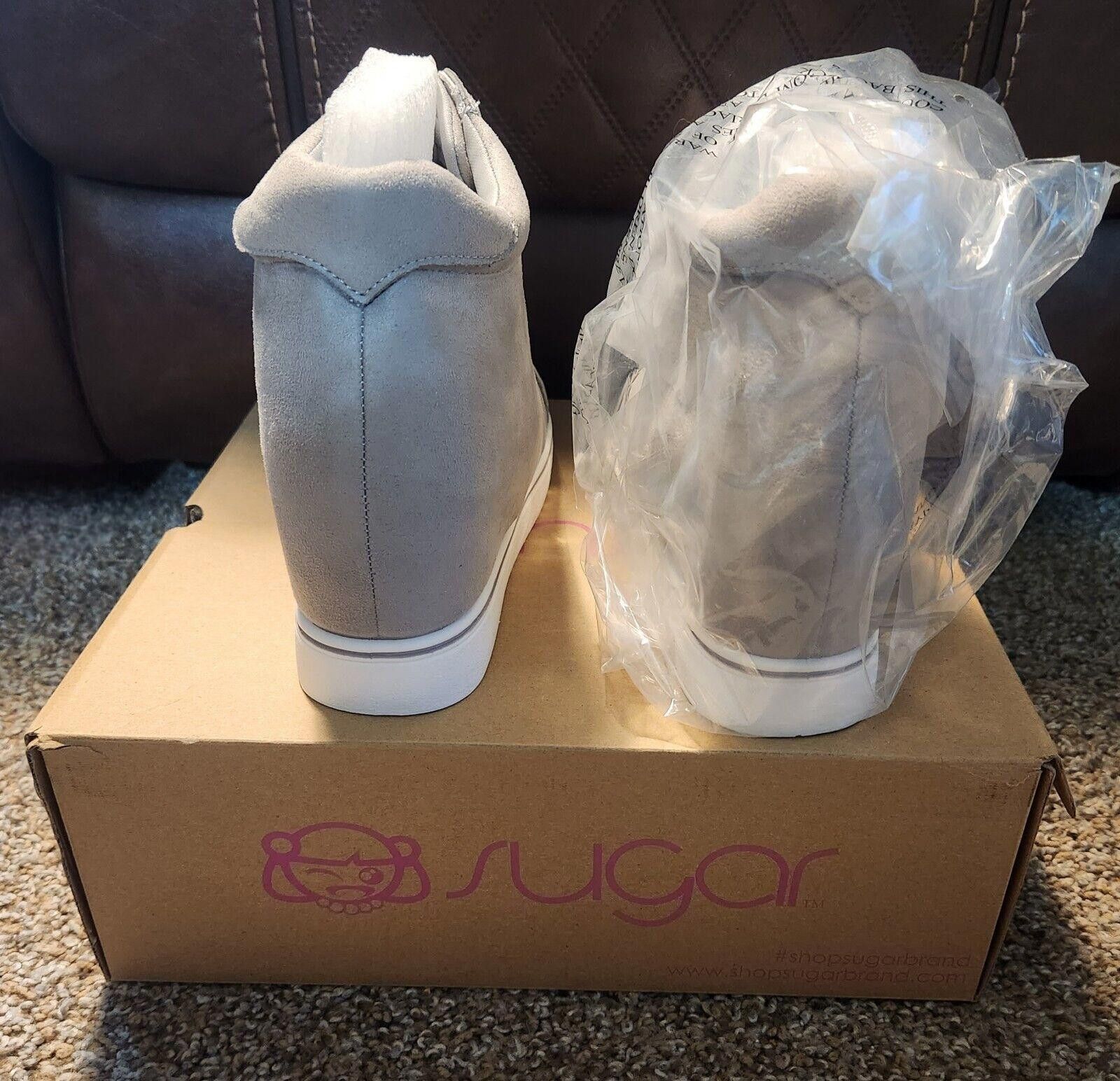 Designer Sugar Sgr-Glitz Grey Micro Suede Bootie Size 10M Size US 10 / IT 40 - 3 Thumbnail