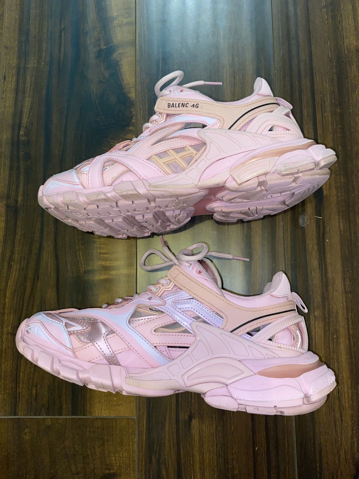 Balenciaga Pink Balenciaga Track Runners Size US 8 / IT 38 - 5 Thumbnail