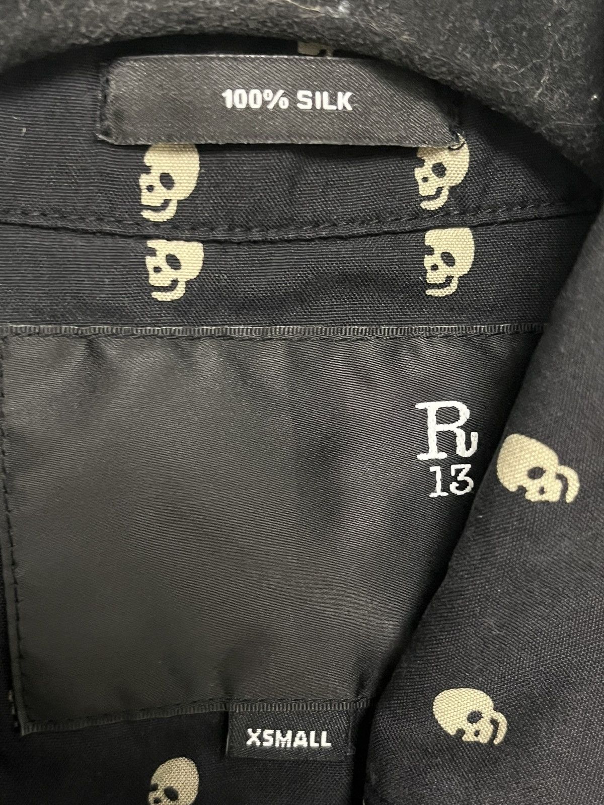 R13 Skulls shirt. Xs Size XS / US 0-2 / IT 36-38 - 8 Thumbnail