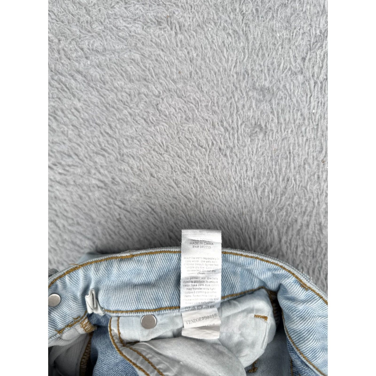 Pacsun Pacsun Jeans Women 24 Blue Denim Skinny Leg Mid Rise Patchwork 100% Cotton Size 42" / US 20 - 7 Thumbnail