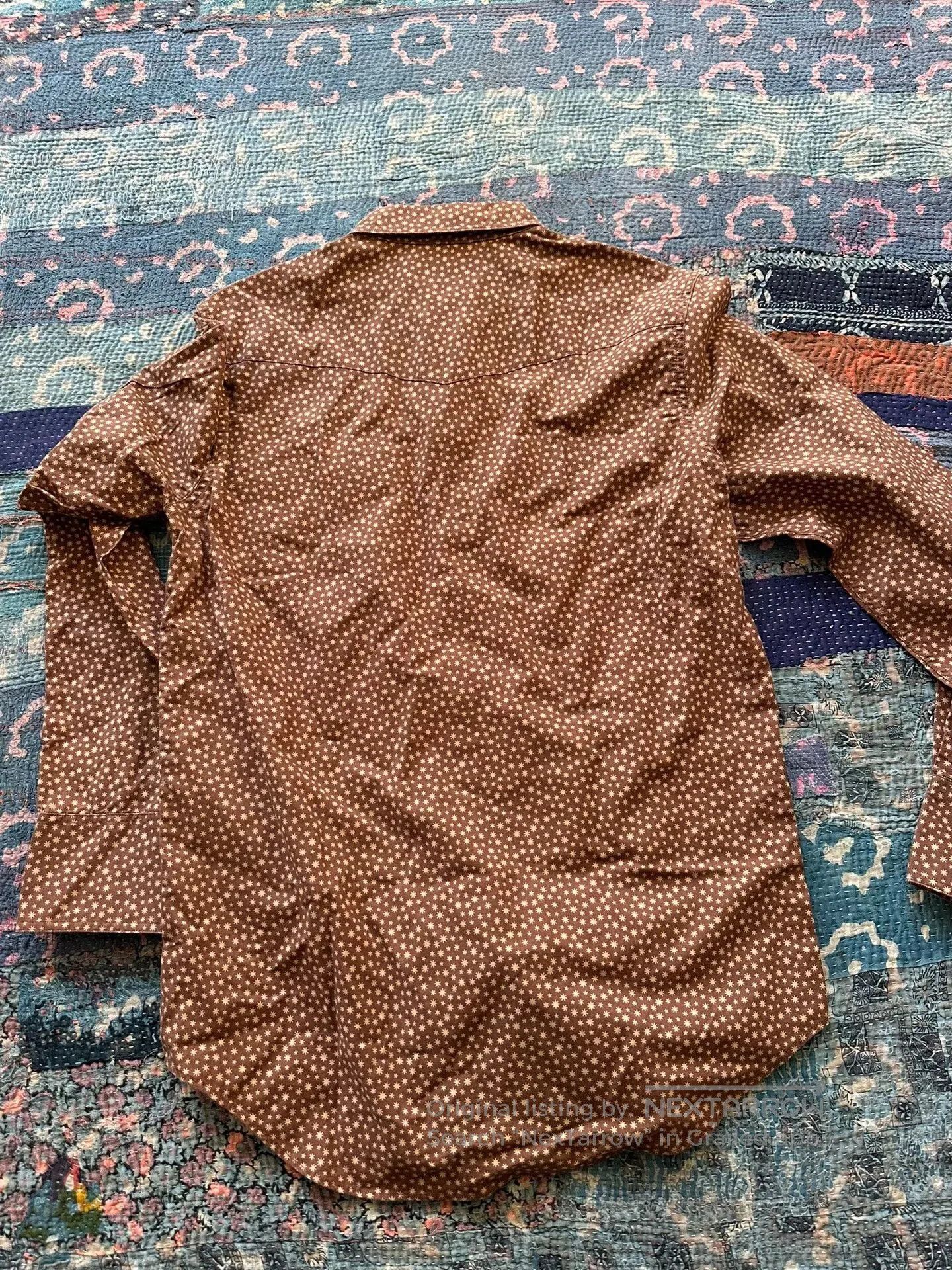 RRL Ralph Lauren RRL Star Patterned Shirt. Size US M / EU 48-50 / 2 - 2 Thumbnail