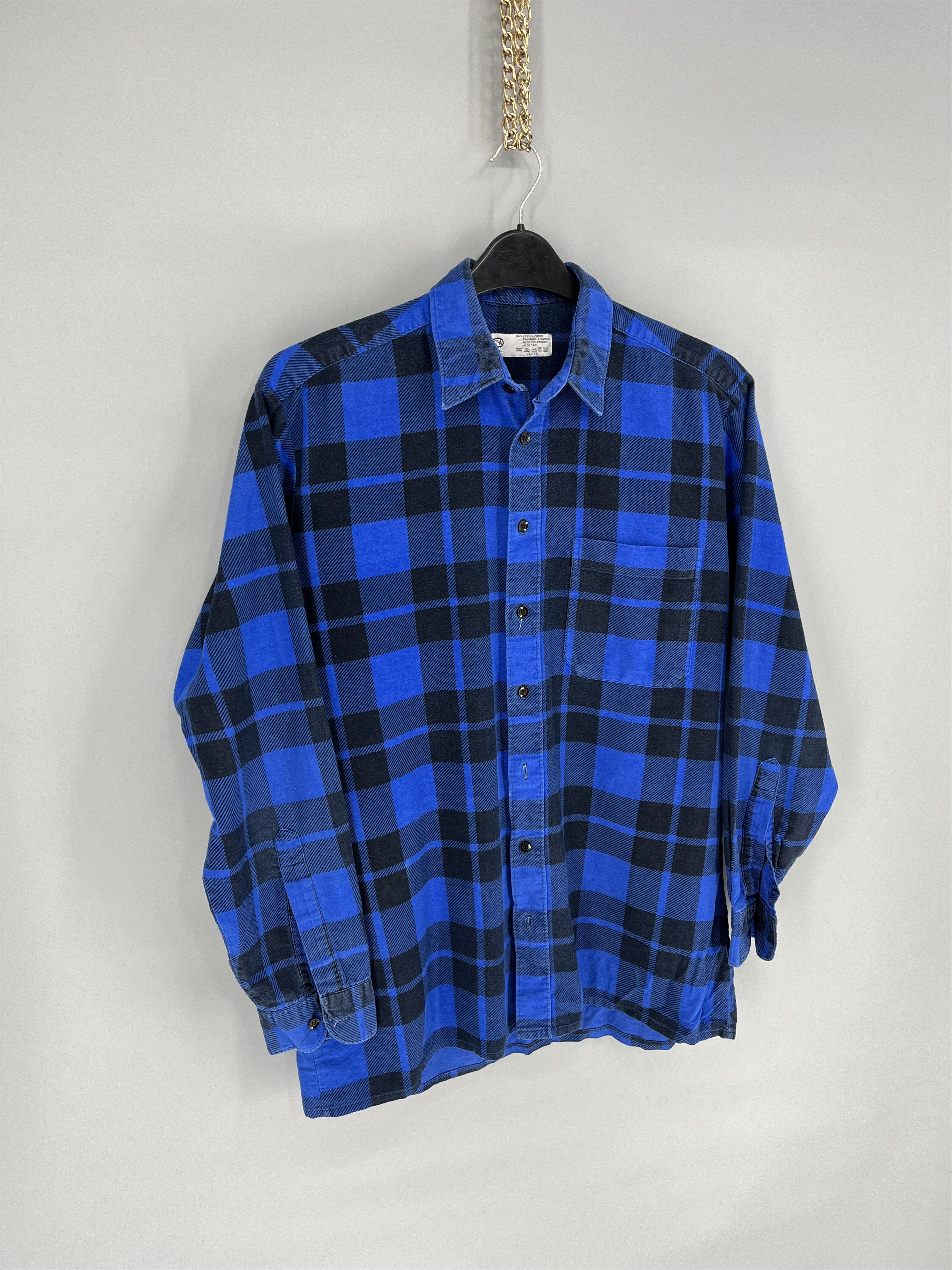 Flannel × Vintage Vintage Y2K Flannel Shirt Travis Scott Style Size US M / EU 48-50 / 2 - 2 Thumbnail