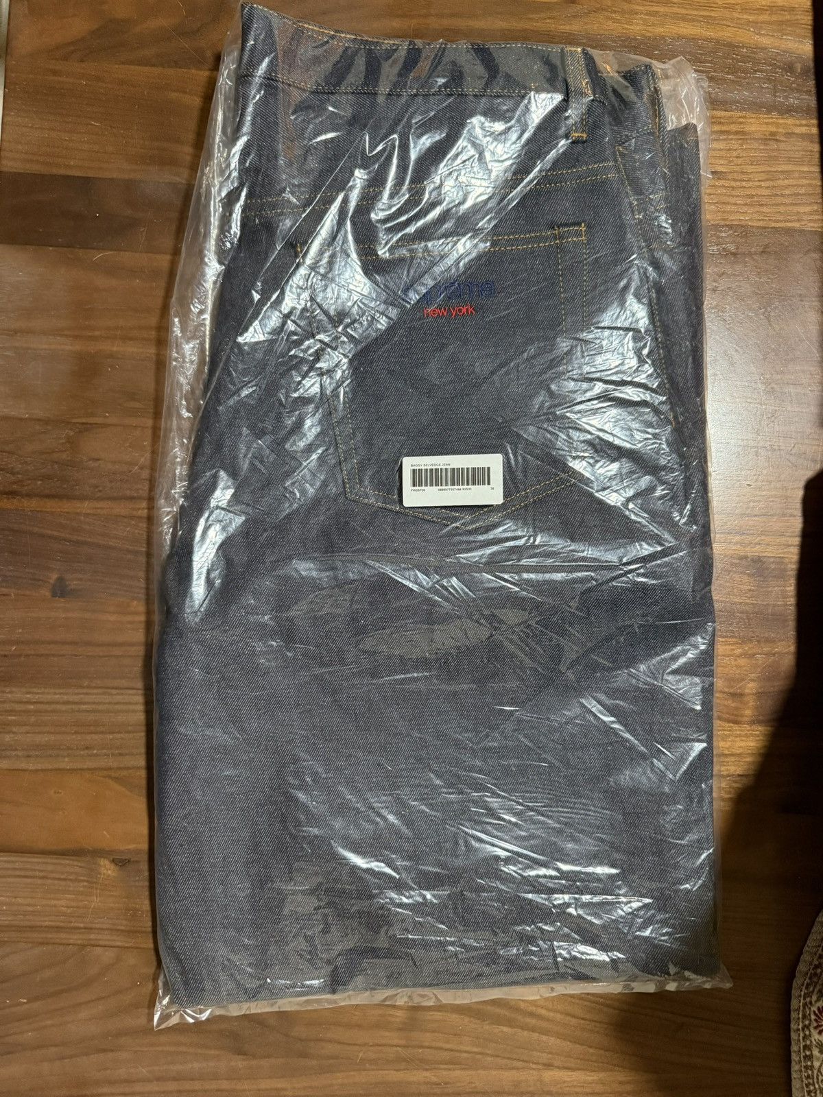 Supreme Supreme BAGGY SELVEDGE JEAN Size 36 Rigid Indigo Denim SS25 Size US 36 / EU 52 - 4 Thumbnail