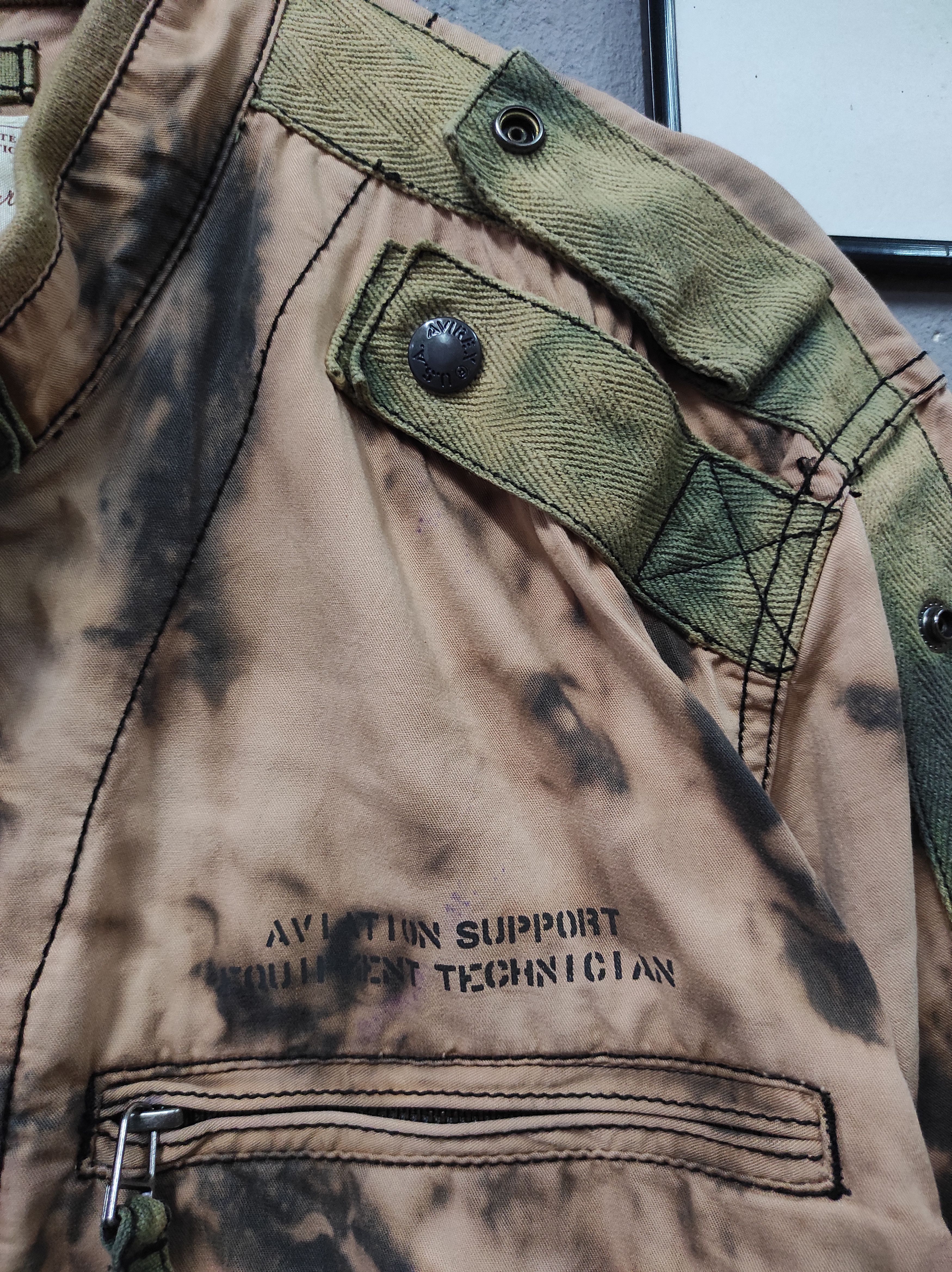 Avirex AVIREX MULTIPOCKET RARE UNIFORM JACKET TIE DYE Size US XL / EU 56 / 4 - 4 Thumbnail