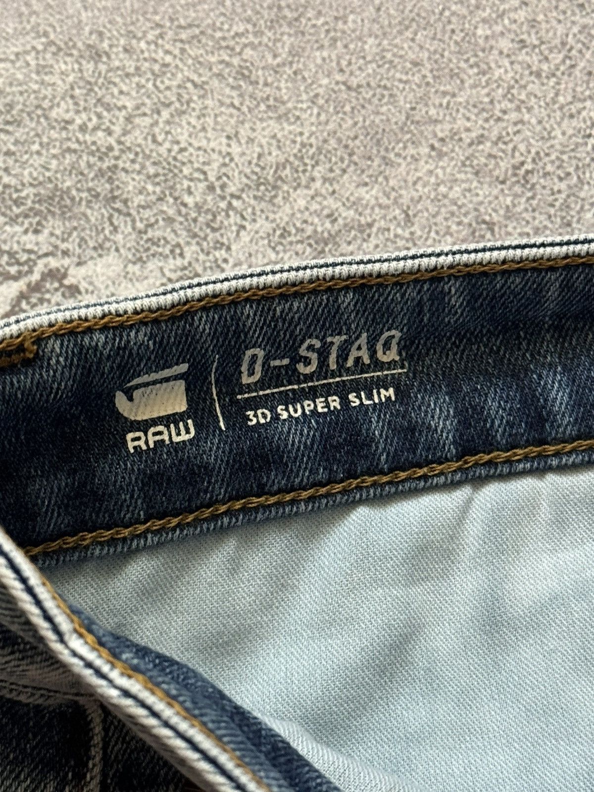 G-Star × Vintage G star raw 31/34 DSTAQ 3D super slim denim jean trouser pant Size US 31 - 12 Thumbnail