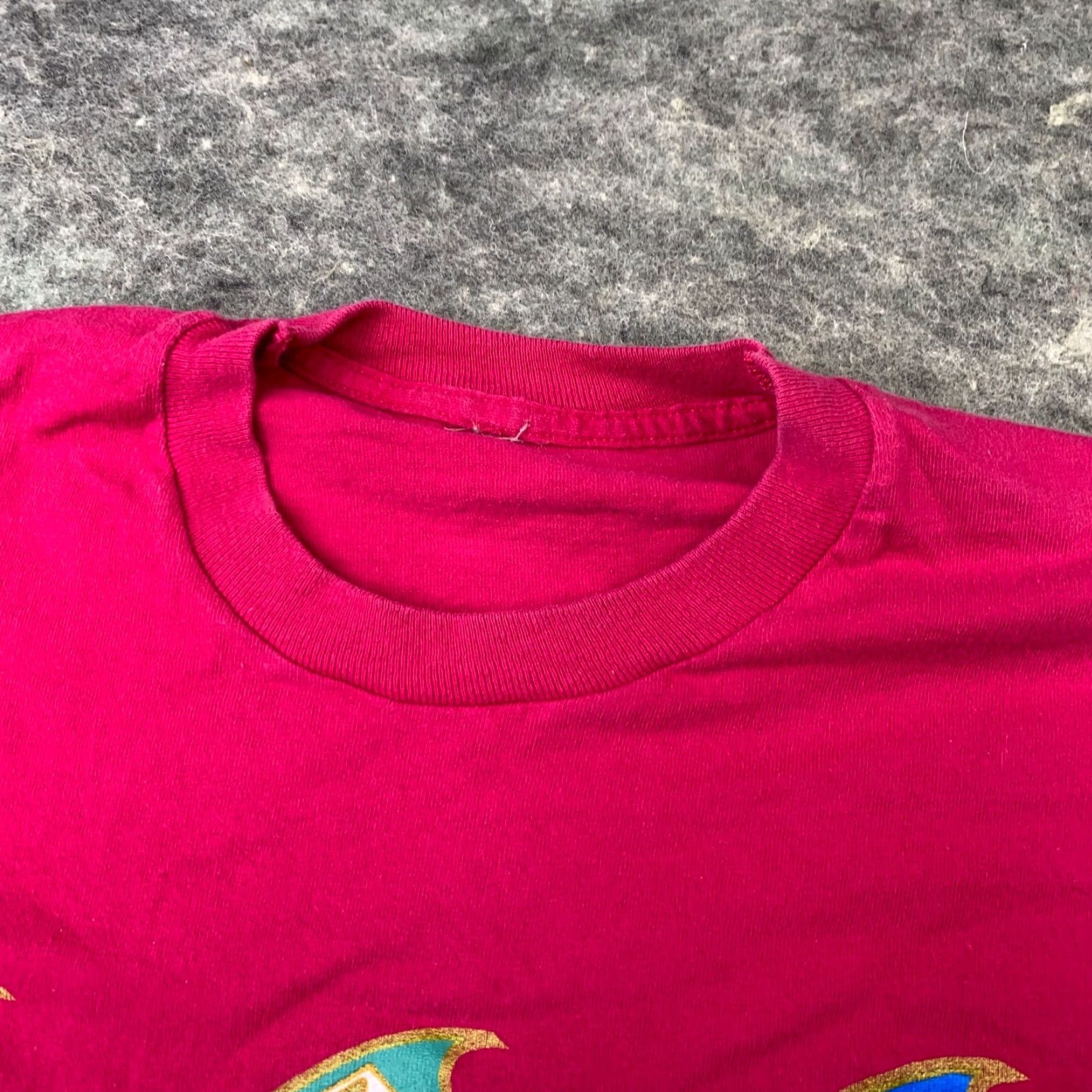 Vintage VINTAGE Palm Beach Men's T-Shirt 2XL Pink Cotton Jersey 90s Beach Tropical Florida Size US XXL / EU 58 / 5 - 3 Thumbnail