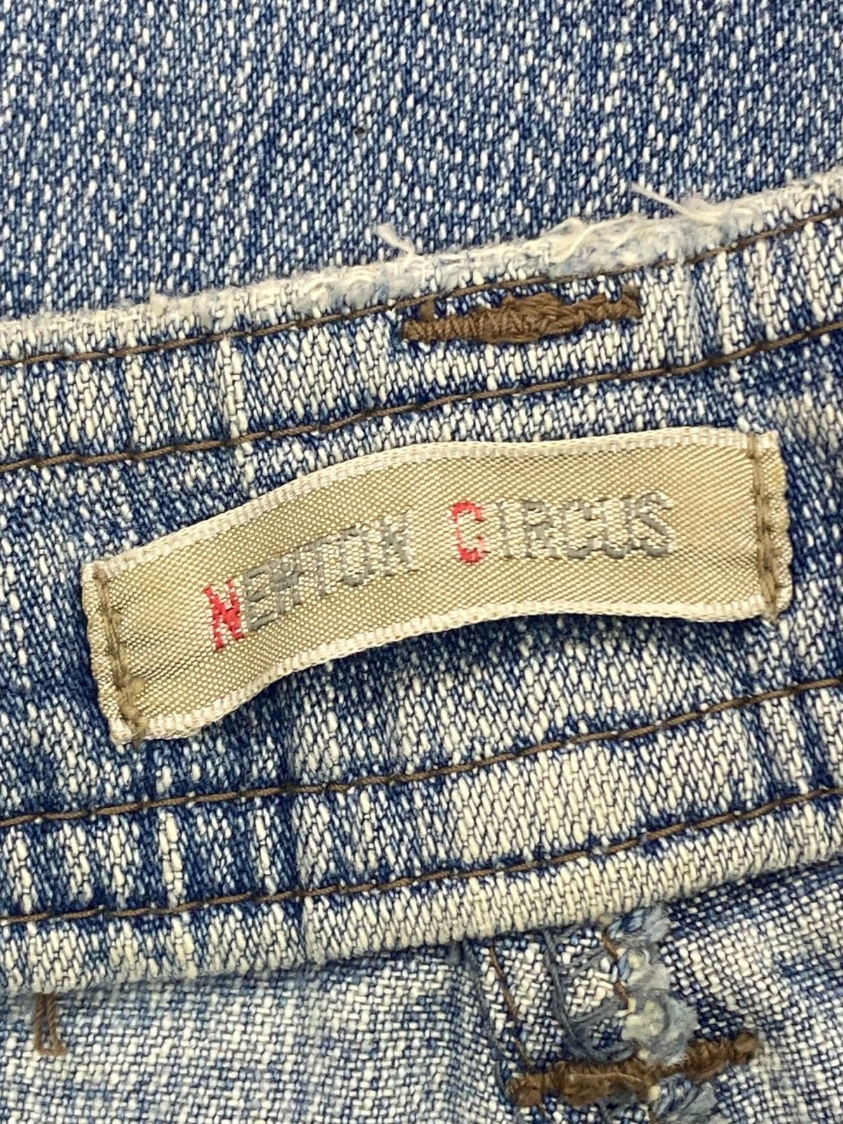 Newton Newton Circus Brand Blue Faded Wash Style Bush Pants Jeans Size US 29 - 10 Thumbnail