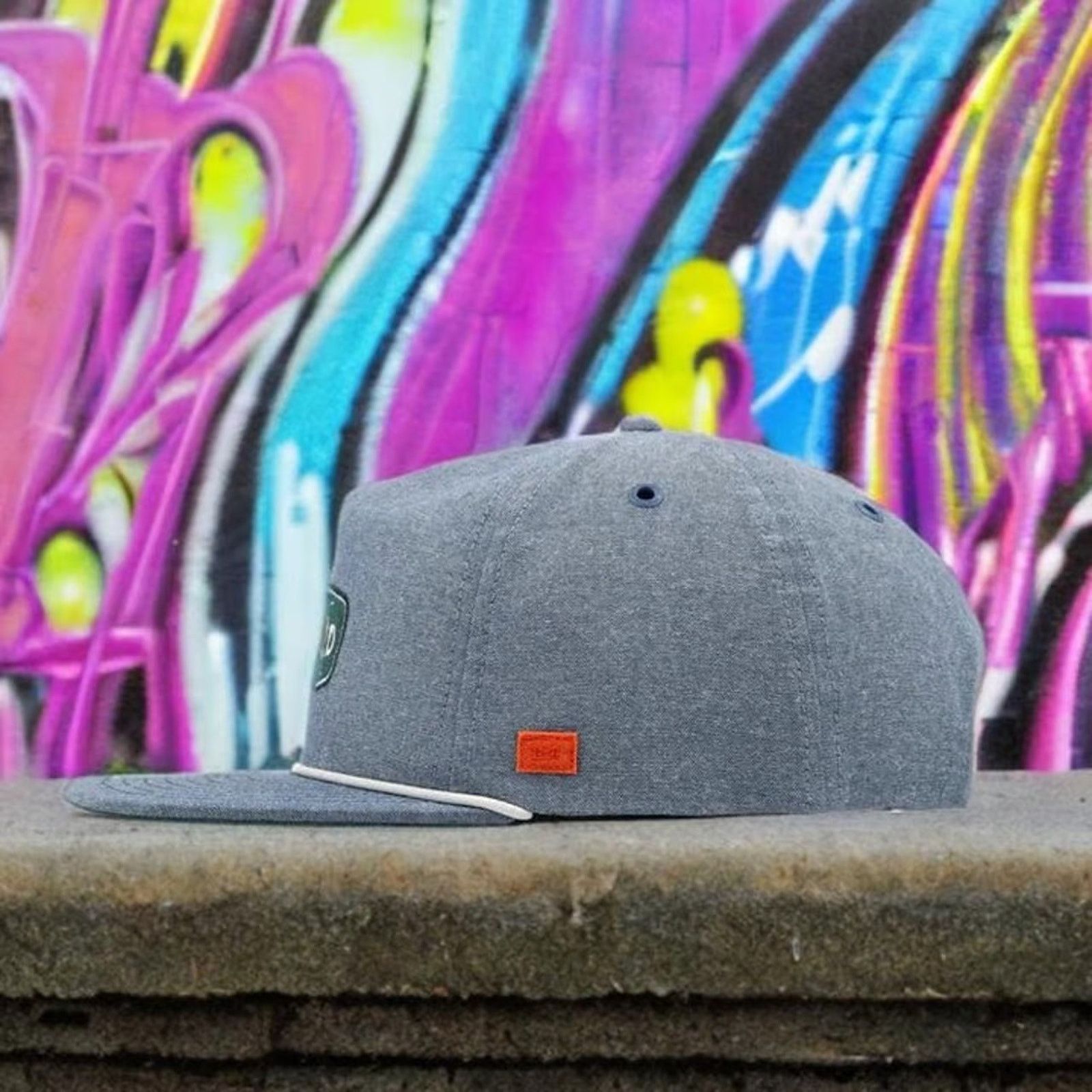 melin Melin Coronado Brick Mill “United” Chambray Classic Hat 58cm Size ONE SIZE - 3 Thumbnail