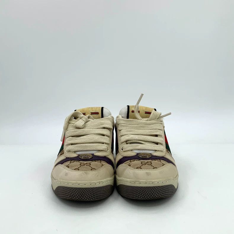 Gucci Gucci Screener Casual Sneakers in Brown Canvas-2506 Size US 5 / IT 35 - 3 Thumbnail