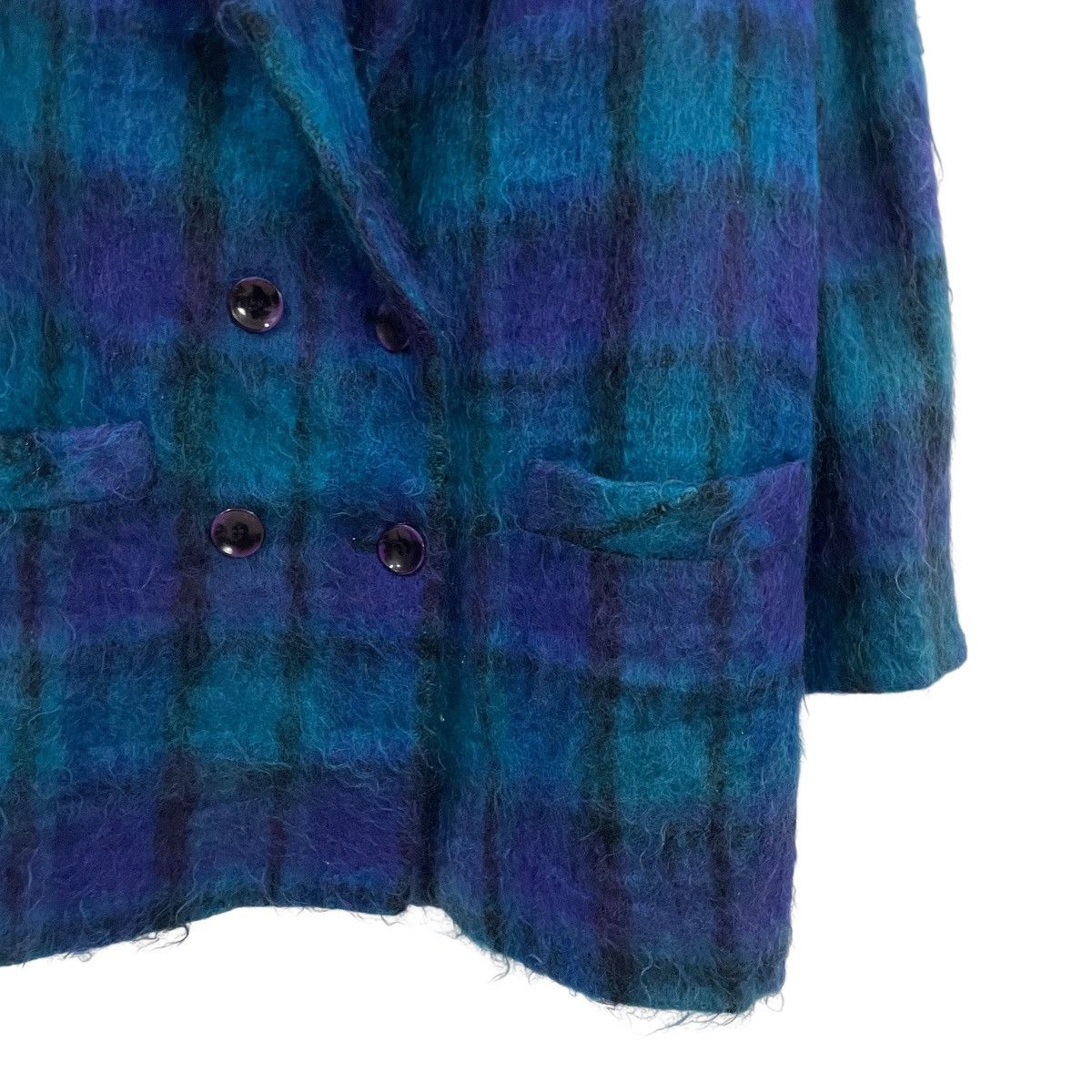 Other Vintage 90s Wayne Evans Mohair Coat Jacket Size US L / EU 52-54 / 3 - 2 Thumbnail