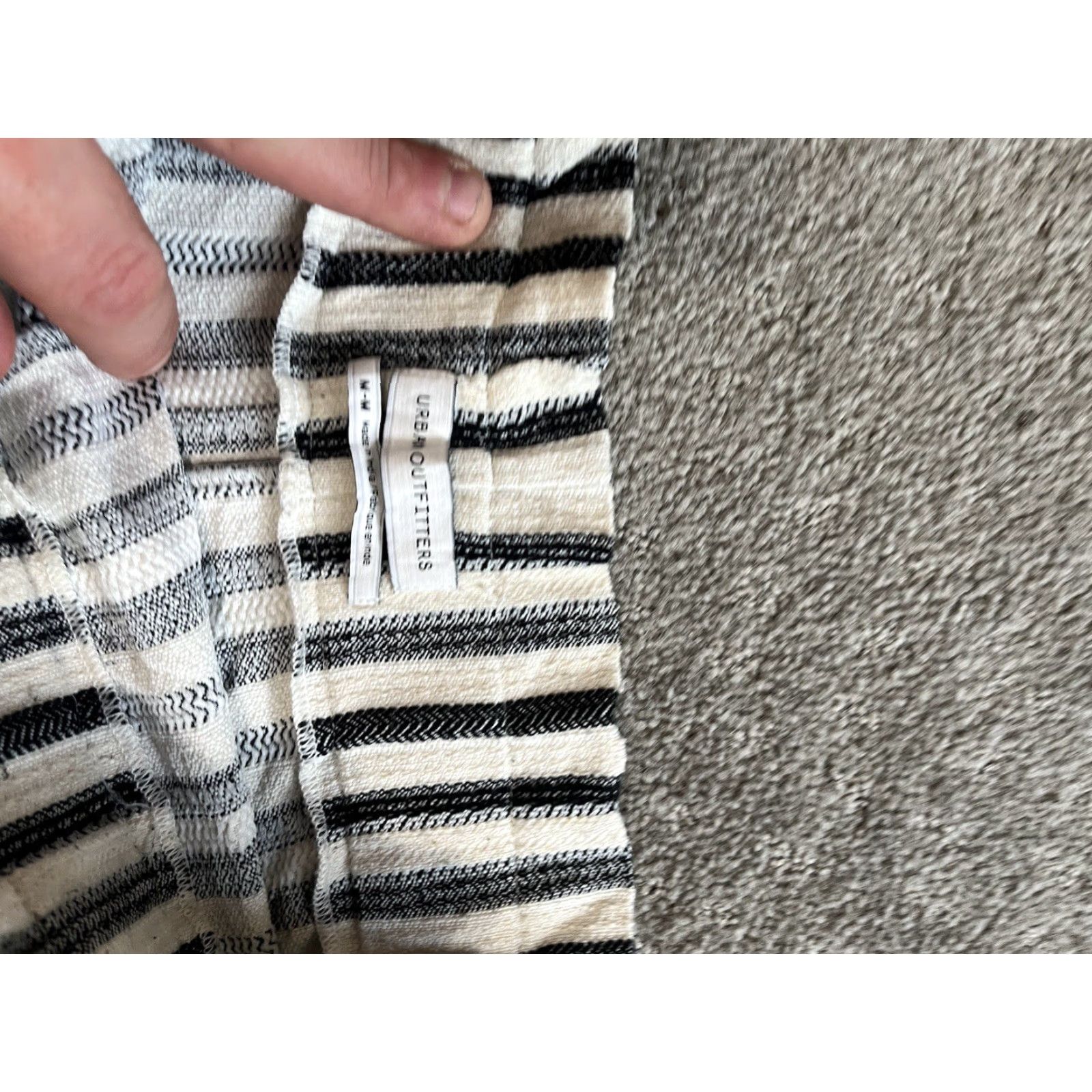 Urban Outfitters Urban outfitters Skort wrap side tie black white stripe Womens Sz M Size 32" / US 10 / IT 46 - 3 Thumbnail