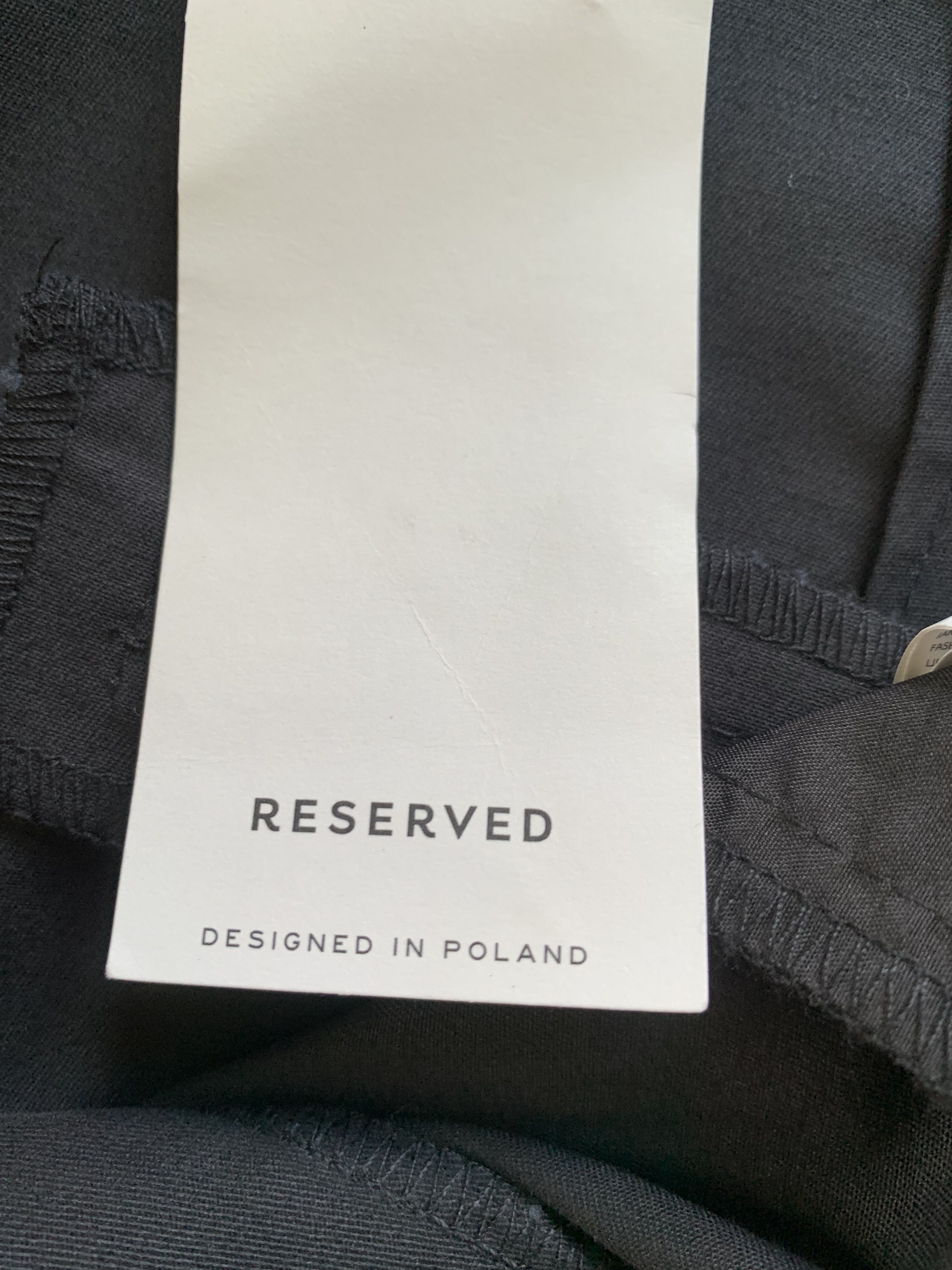 Reserved Reserved Womens Black Casual Pants Trousers Size 32" / US 10 / IT 46 - 8 Thumbnail