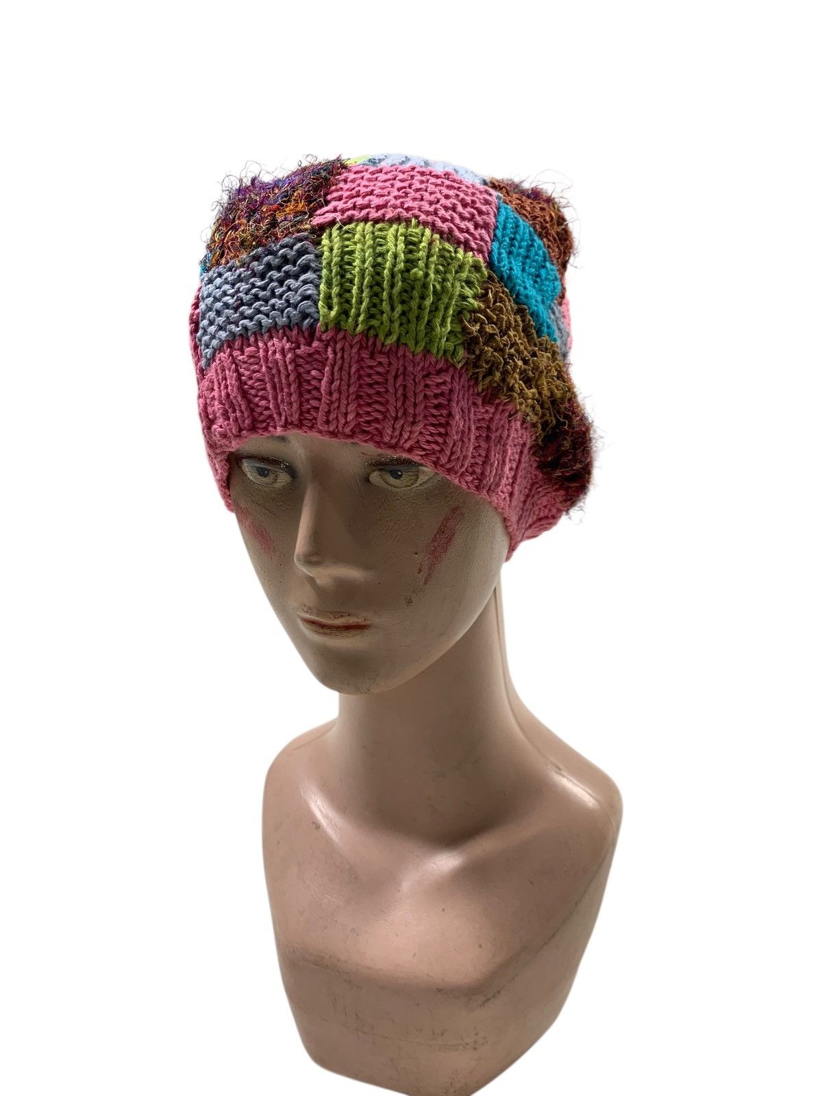 Japanese Brand × Kapital × Vintage Crochet knitted handmade Beanie Hats RARE Size ONE SIZE - 1 Thumbnail