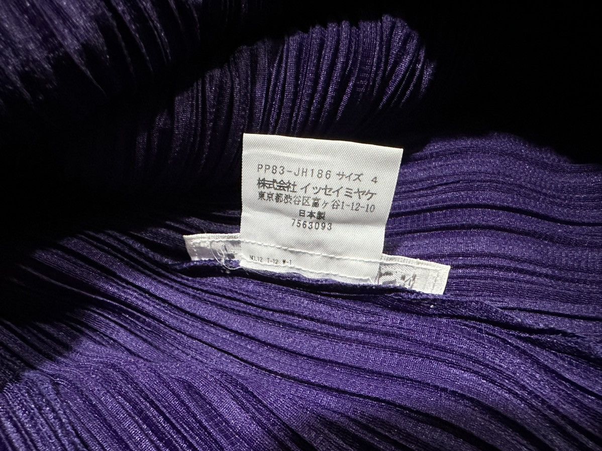 Issey Miyake 🔥Rare Issey Miyake Pleats Please Dress Purple Size L / US 10 / IT 46 - 12 Thumbnail