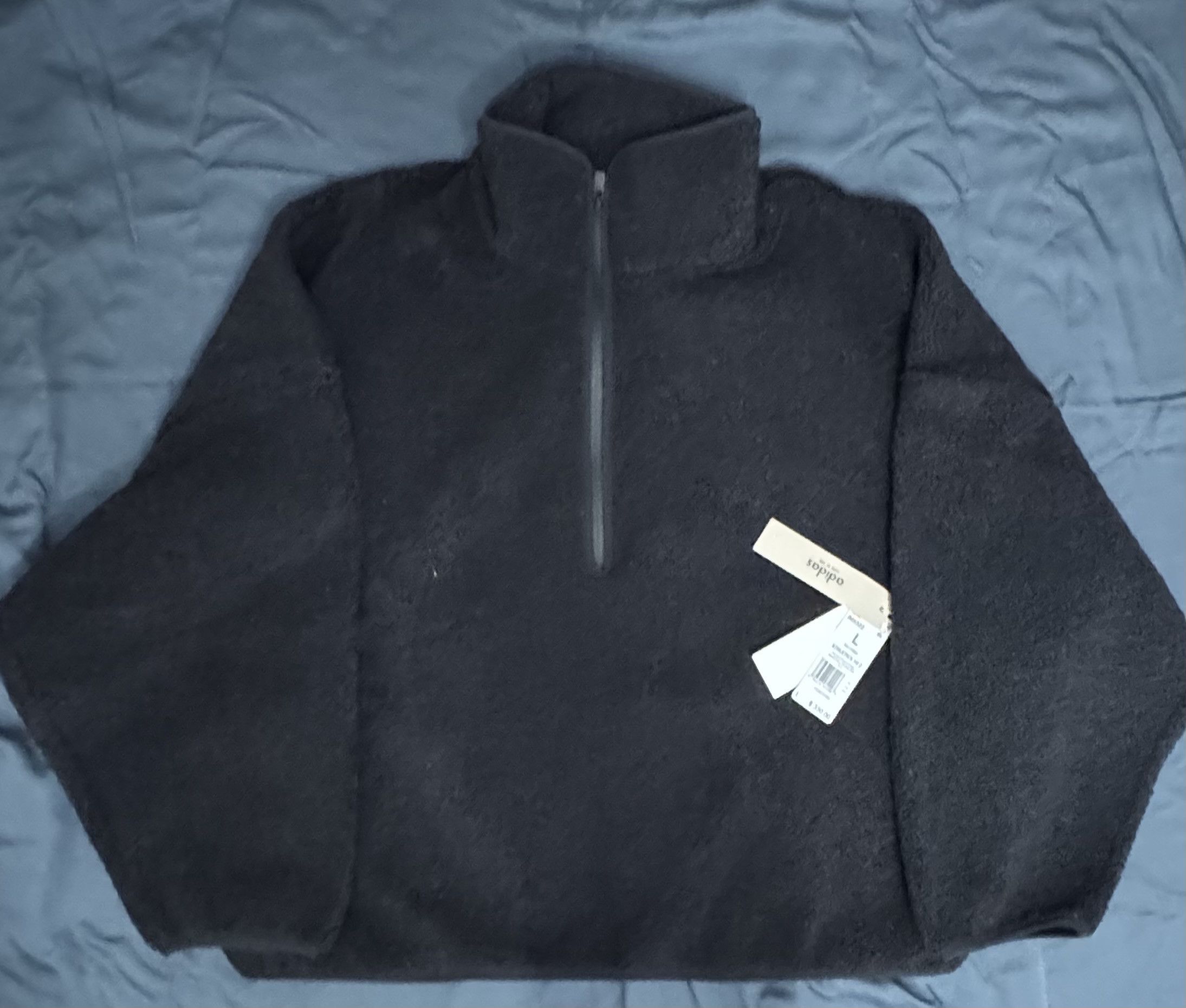 Adidas × Fear of God adidas x Fear of God Athletics 1/2 Zip 'Black' IM5322 Size US L / EU 52-54 / 3 - 1 Thumbnail