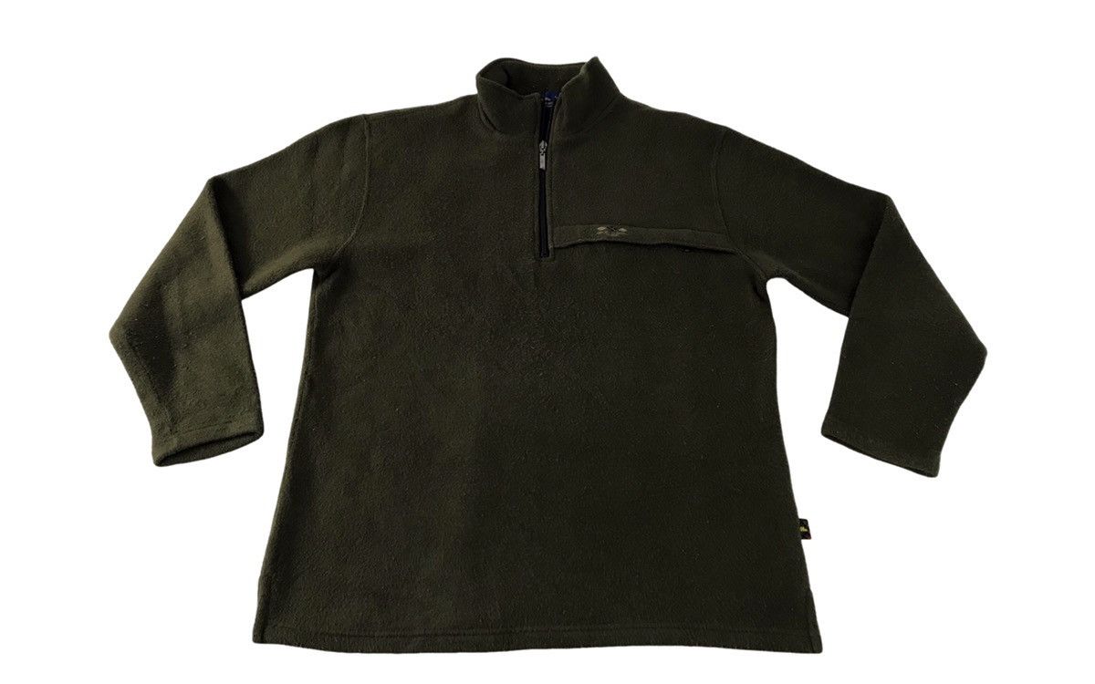 Hiroko Koshino Homme Hiroko Koshino Homme Fleece Sweatshirt Sweater Half Zip Size US L / EU 52-54 / 3 - 1 Thumbnail