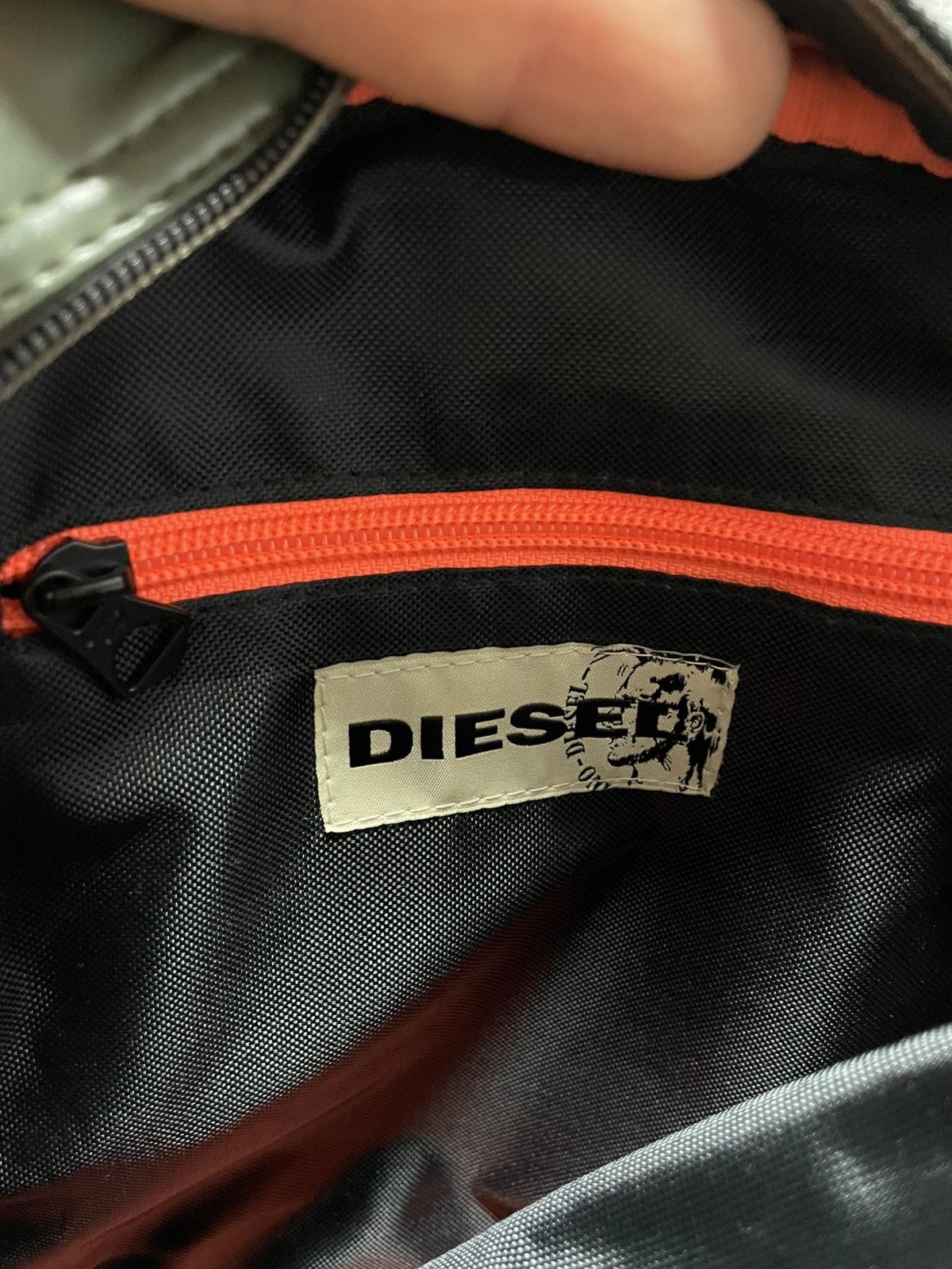 Diesel Diesel Vintage Big Logo Khaki Y2K Crossbody Shoulder Bag Size ONE SIZE - 10 Thumbnail