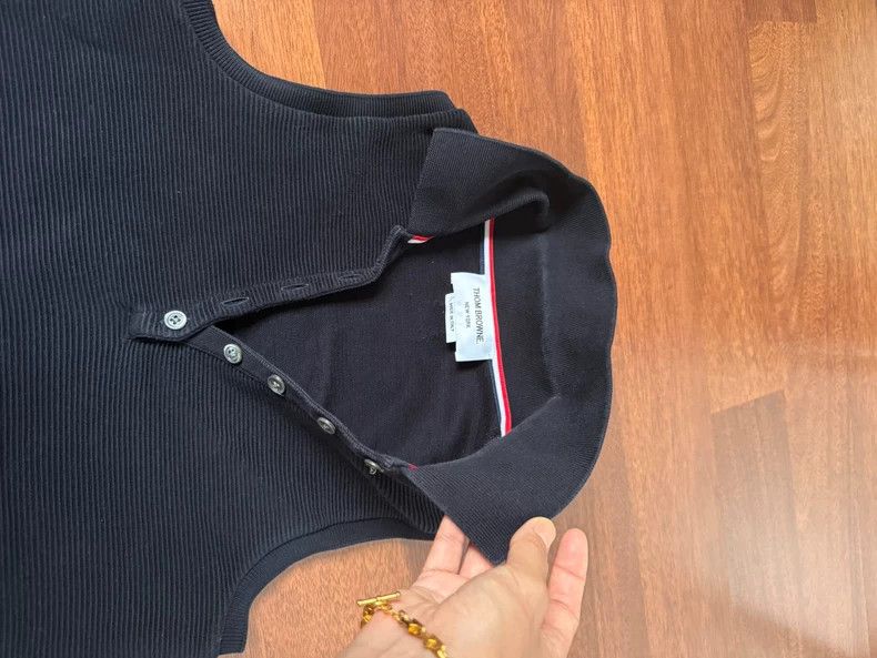 Thom Browne Thom Browne Sleeveless polo shirt Size XS / US 0-2 / IT 36-38 - 8 Thumbnail