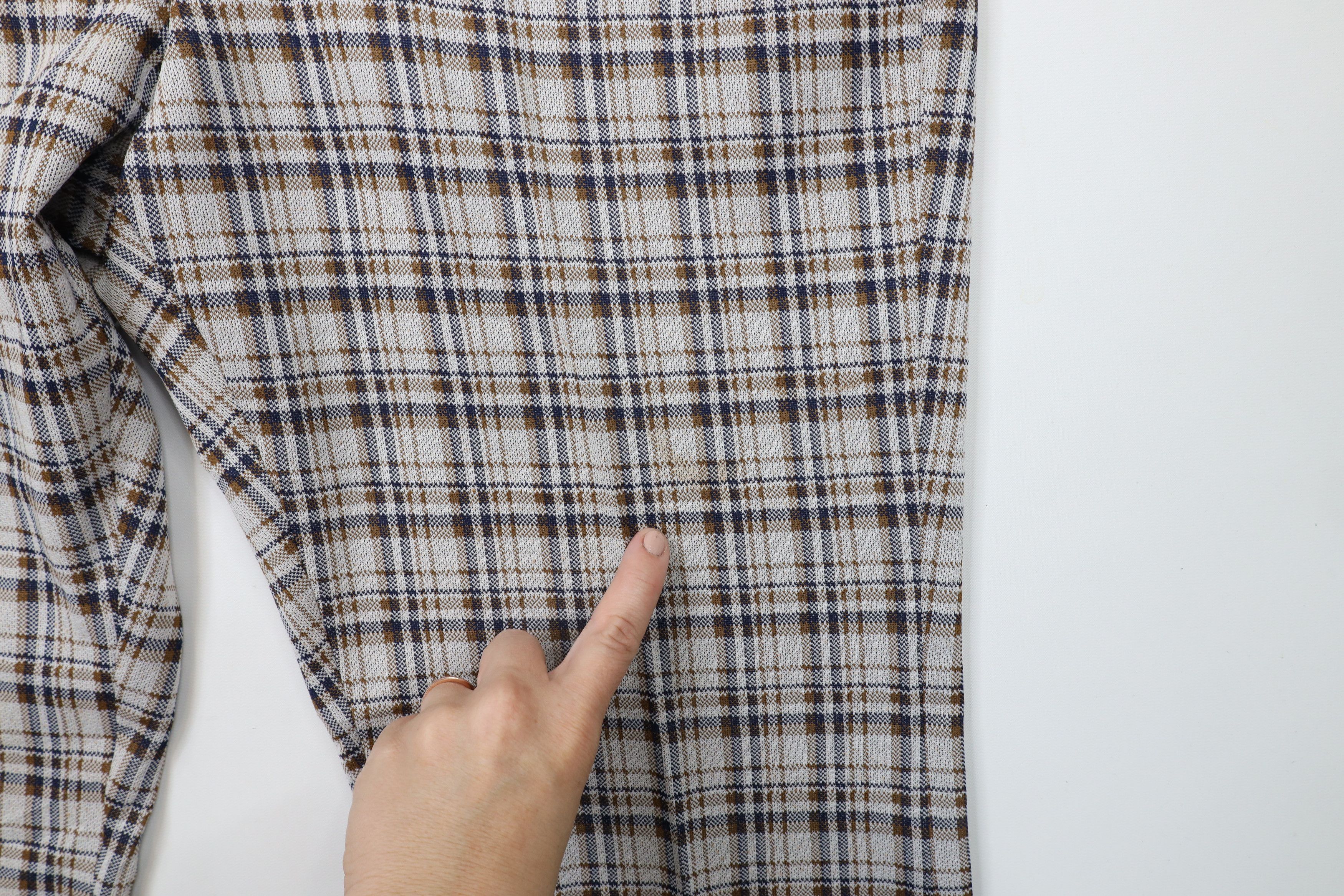 Vintage Vintage 70s Streetwear Wide Leg Bell Bottoms Pants Plaid USA Size US 36 / EU 52 - 5 Thumbnail