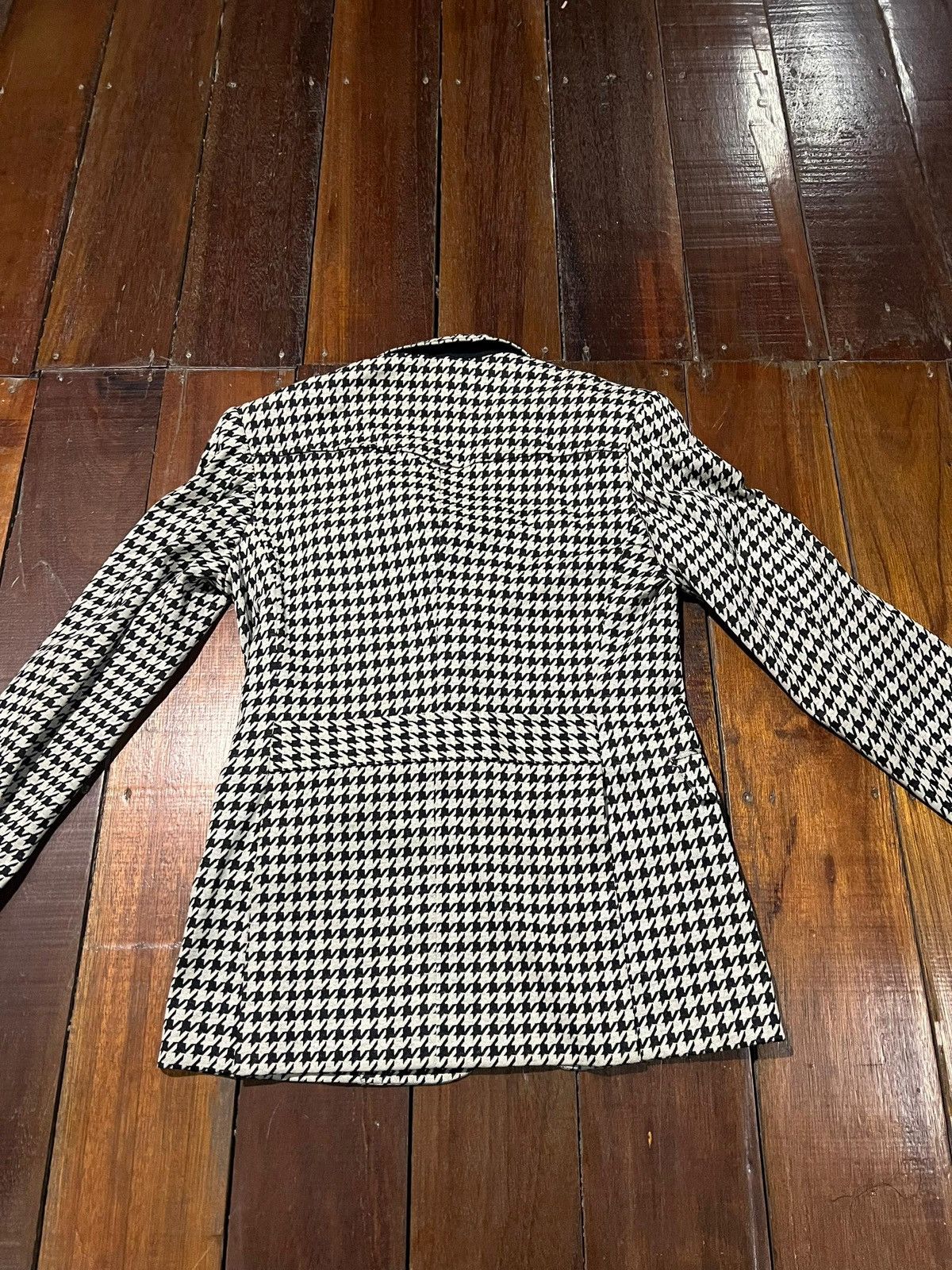 Ermenegildo Zegna Vintage Houndstooth Blazer by Ermenegildo Zegna (1990s) Size 38R - 2 Thumbnail