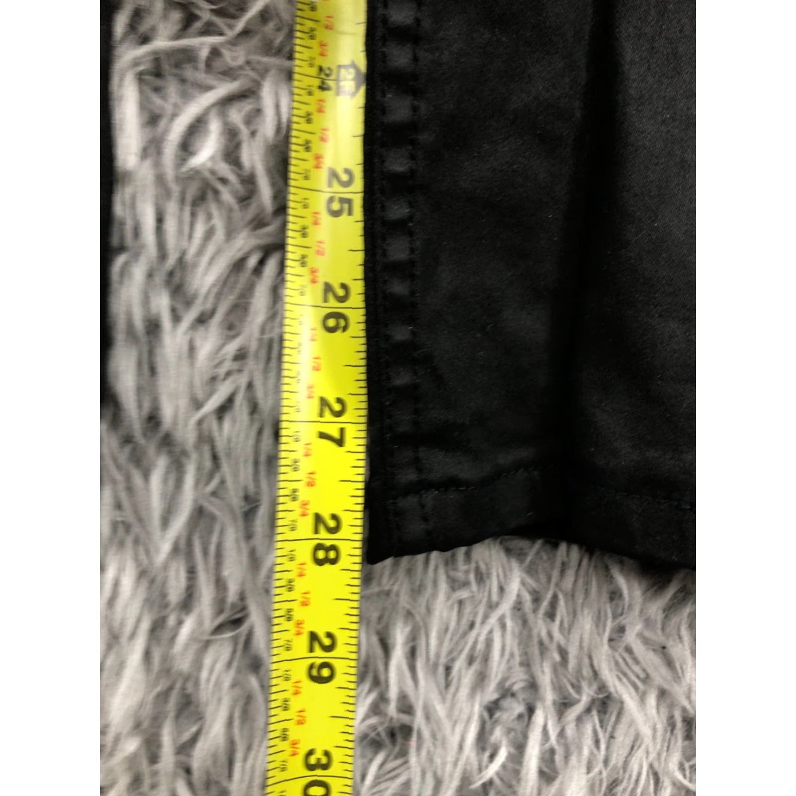 Madewell Madewell Skinny Jeans Regular Black Dark Wash 25 Women Denim 5-Pocket Button Zipper Inseam 29 Size 42" / US 20 - 3 Thumbnail