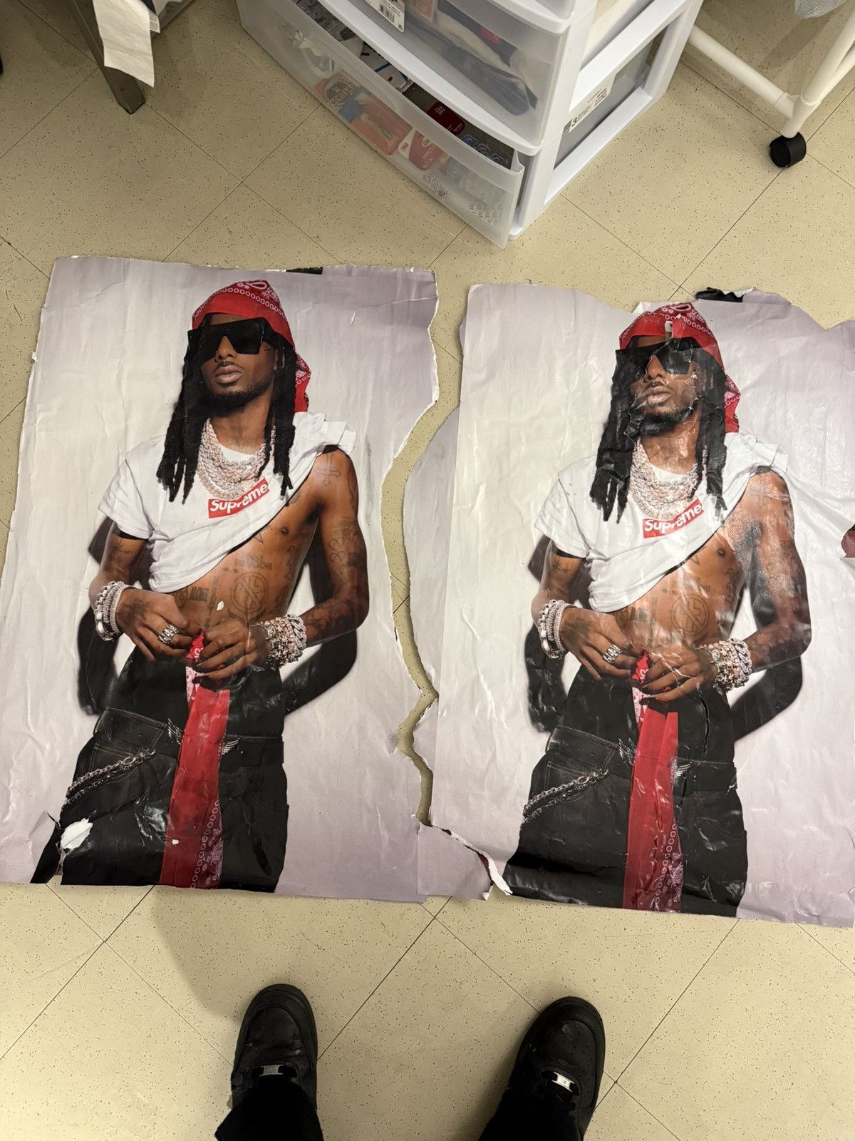 Supreme Supreme Playboi Carti Promotional Poster Size ONE SIZE - 2 Thumbnail