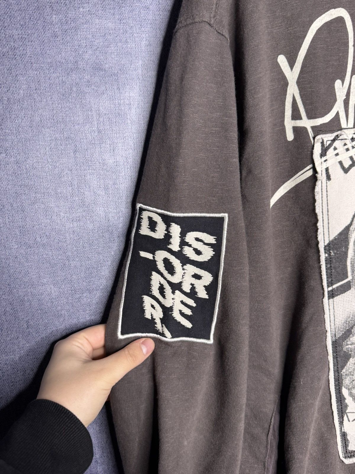 Other Punk Royal Graffiti Print Hoodie Distressed Y2K Avant Garde Size US L / EU 52-54 / 3 - 8 Thumbnail