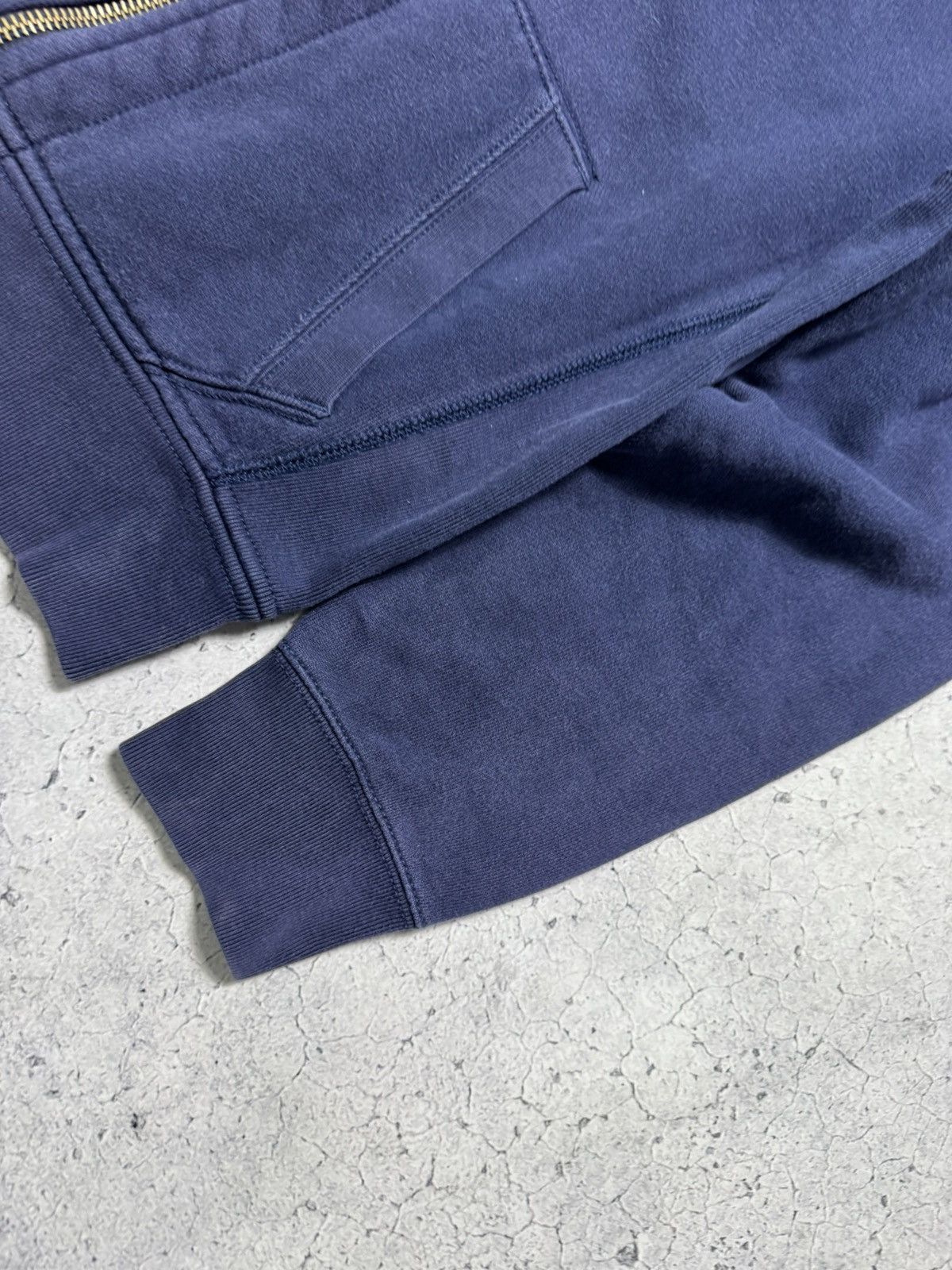 Polo Ralph Lauren × Ralph Lauren × Vintage Vintage Full Zip Hoodie Polo Ralph Lauren Navy Hype PRL Y2K Size US S / EU 44-46 / 1 - 4 Thumbnail