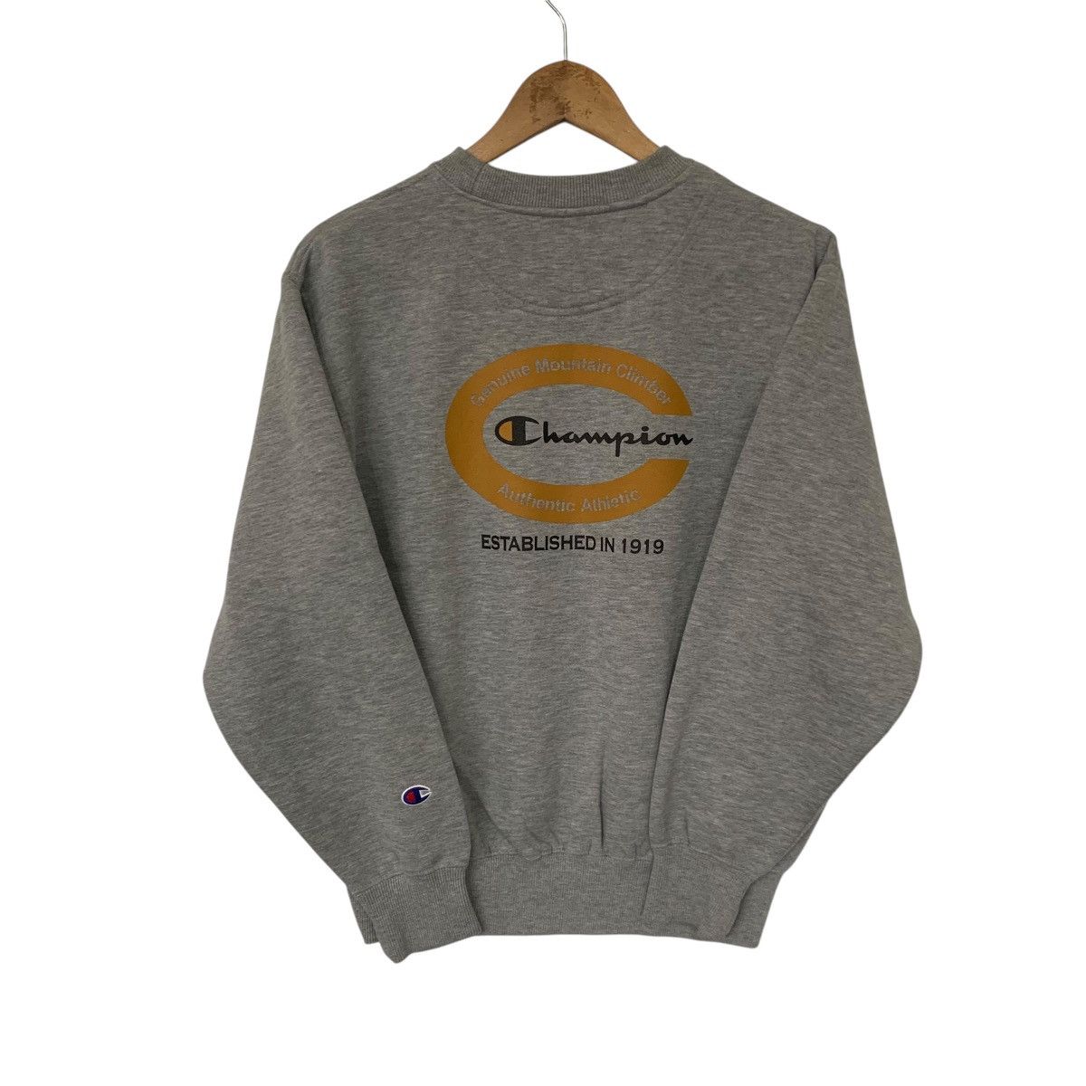 Vintage Champion Sweatshirt Big Logo Medium