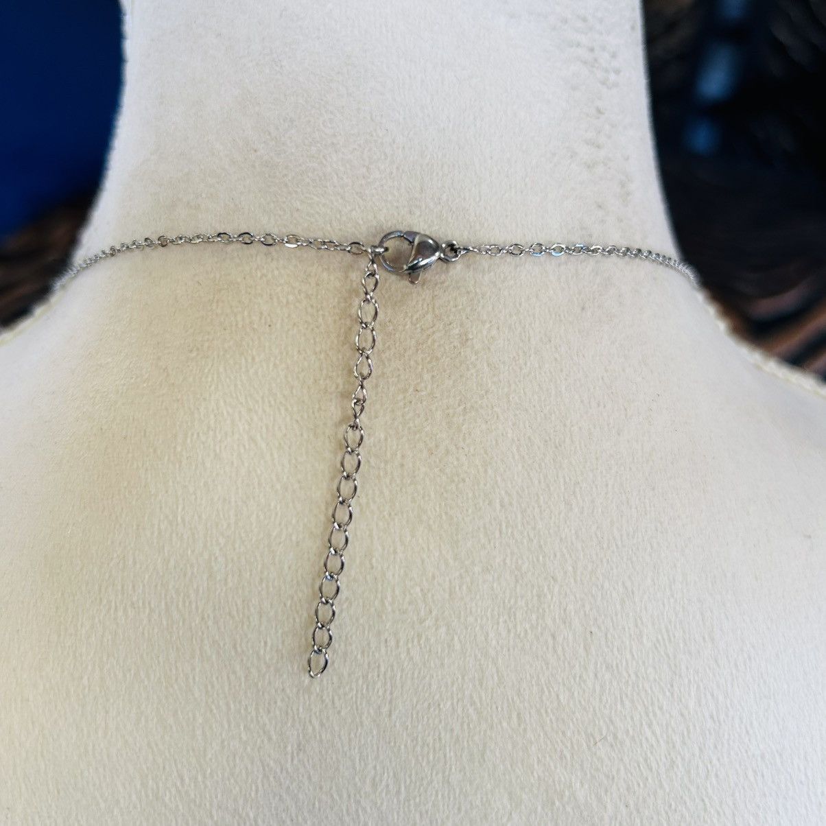 Handmade Handcrafted vintage butterfly pendant on chain necklace Size ONE SIZE - 5 Thumbnail