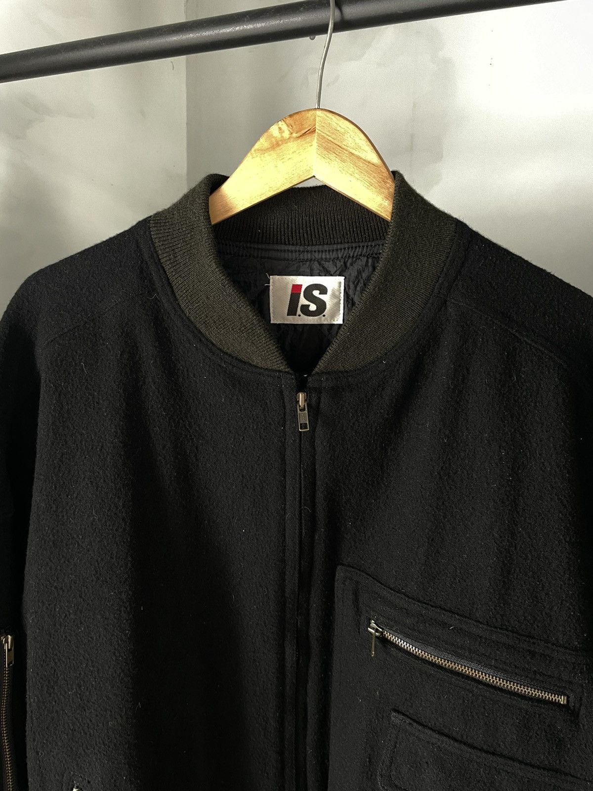 Issey Miyake Issey Miyake wool Bomber jacket Size US M / EU 48-50 / 2 - 4 Thumbnail