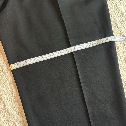 Zanella Zanella Men's Dress Pants Black 44x31.5 Wool Blend Pleated M Size 44R - 10 Thumbnail