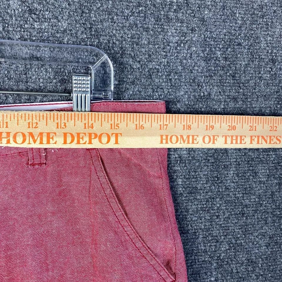 Other Charles and A Half Chino Shorts Men's Size 32 Red Cotton Size US 32 / EU 48 - 3 Thumbnail