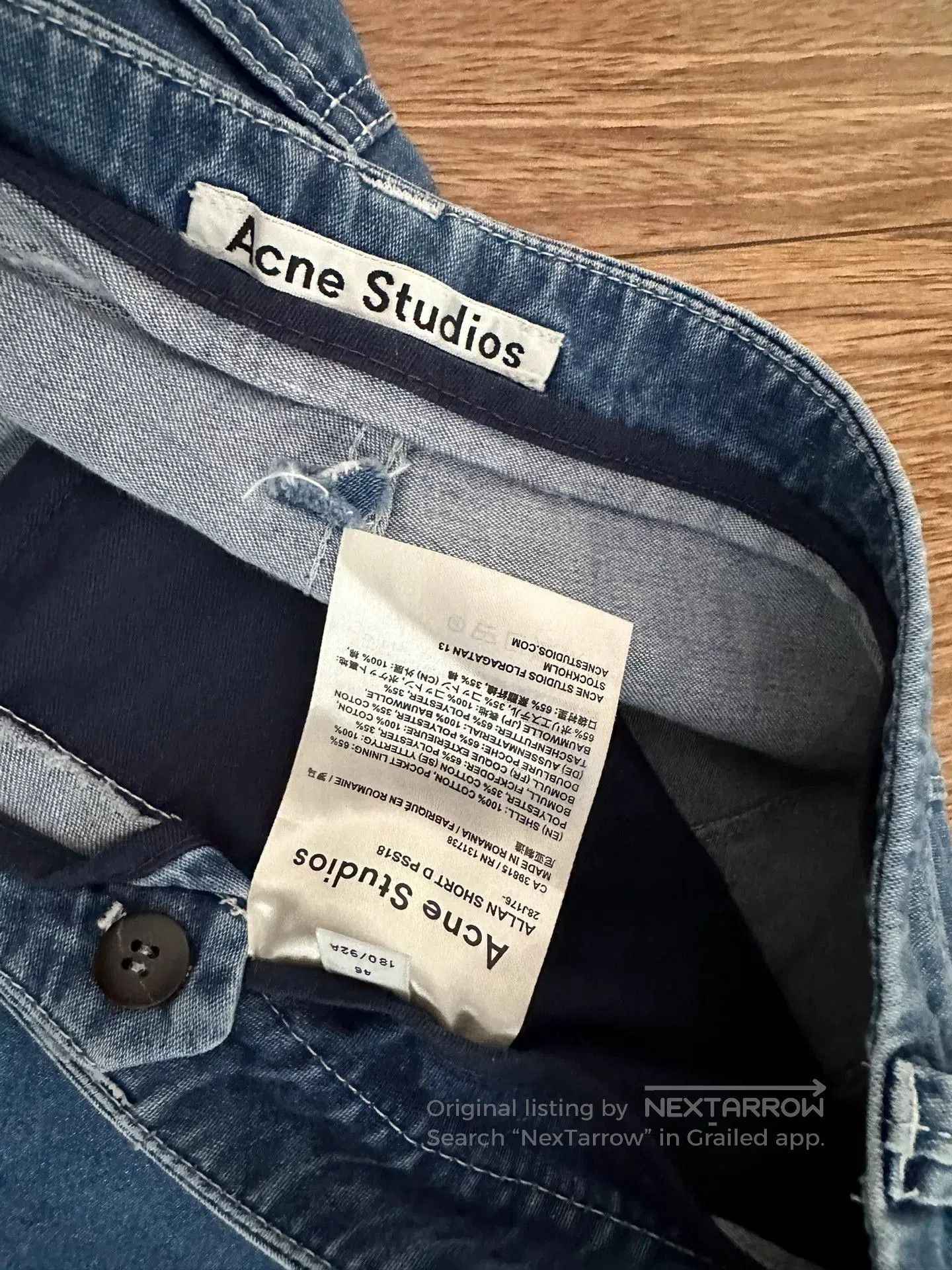 Acne Studios Acne Studios Denim Shorts Size 46. Size US 30 / EU 46 - 3 Thumbnail