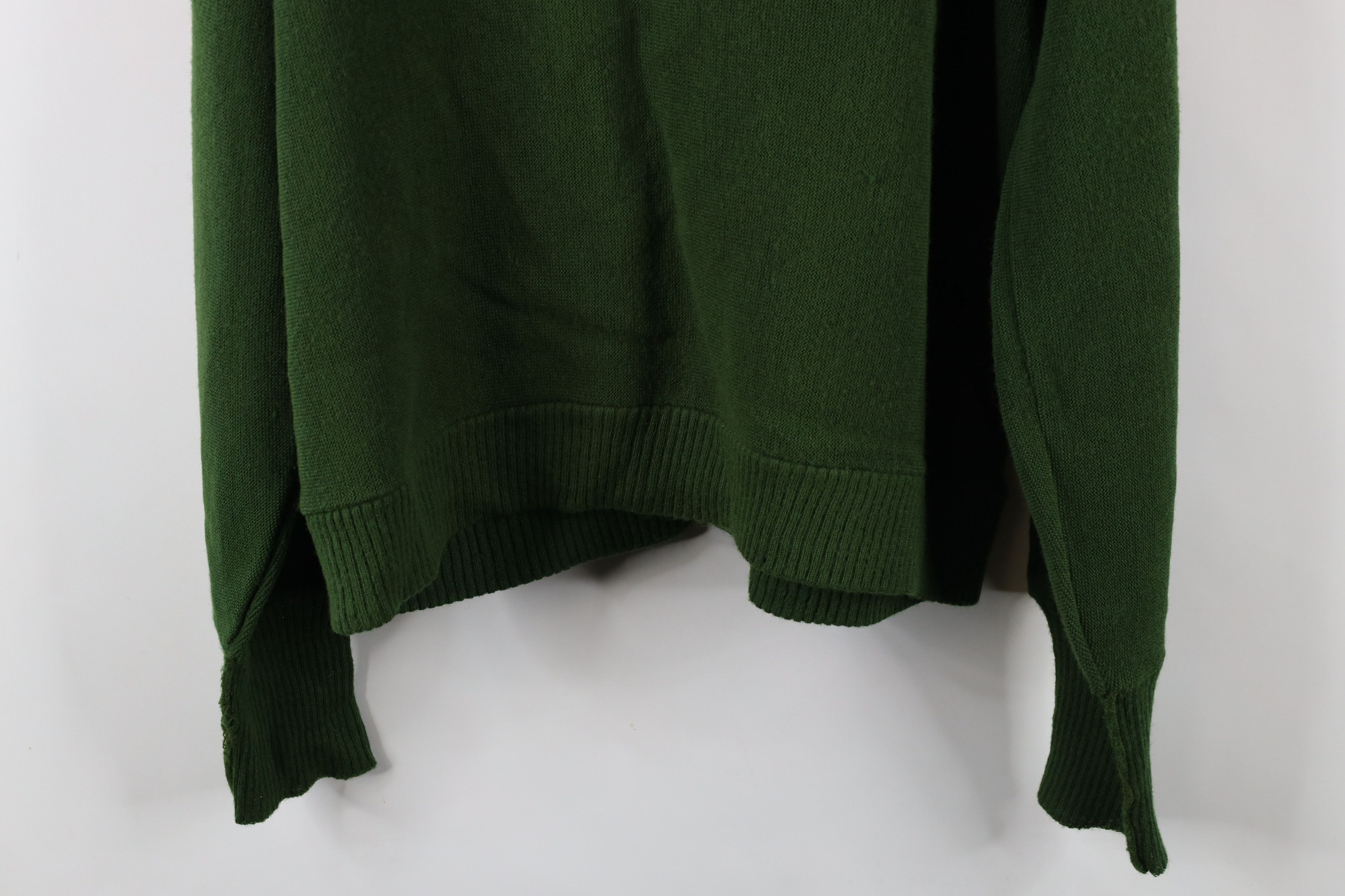 Vintage Vintage 50s 60s Knit Cardigan Sweater Avocado Green USA Size US XL / EU 56 / 4 - 15 Thumbnail