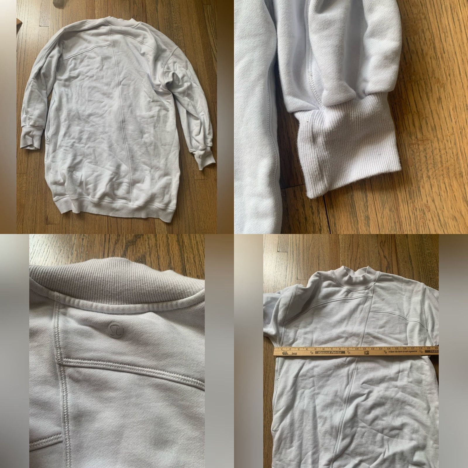 Lululemon Lululemon broken beats sweater dress XS alpine white Women Pullover Regular White Dress XS Women Lululemon alpine white broken beats sweater dress Size XS / US 0-2 / IT 36-38 - 8 Thumbnail
