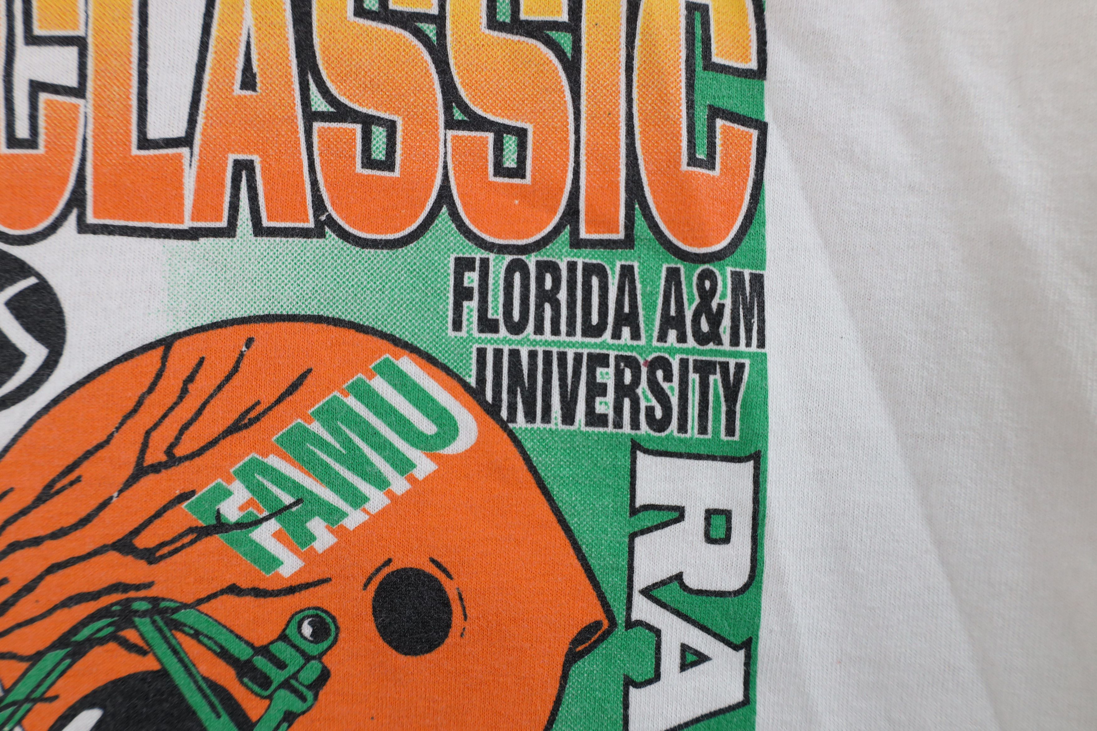 Vintage Vintage Bethune Cookman vs Florida A&M Football T-Shirt Size US XXL / EU 58 / 5 - 6 Thumbnail
