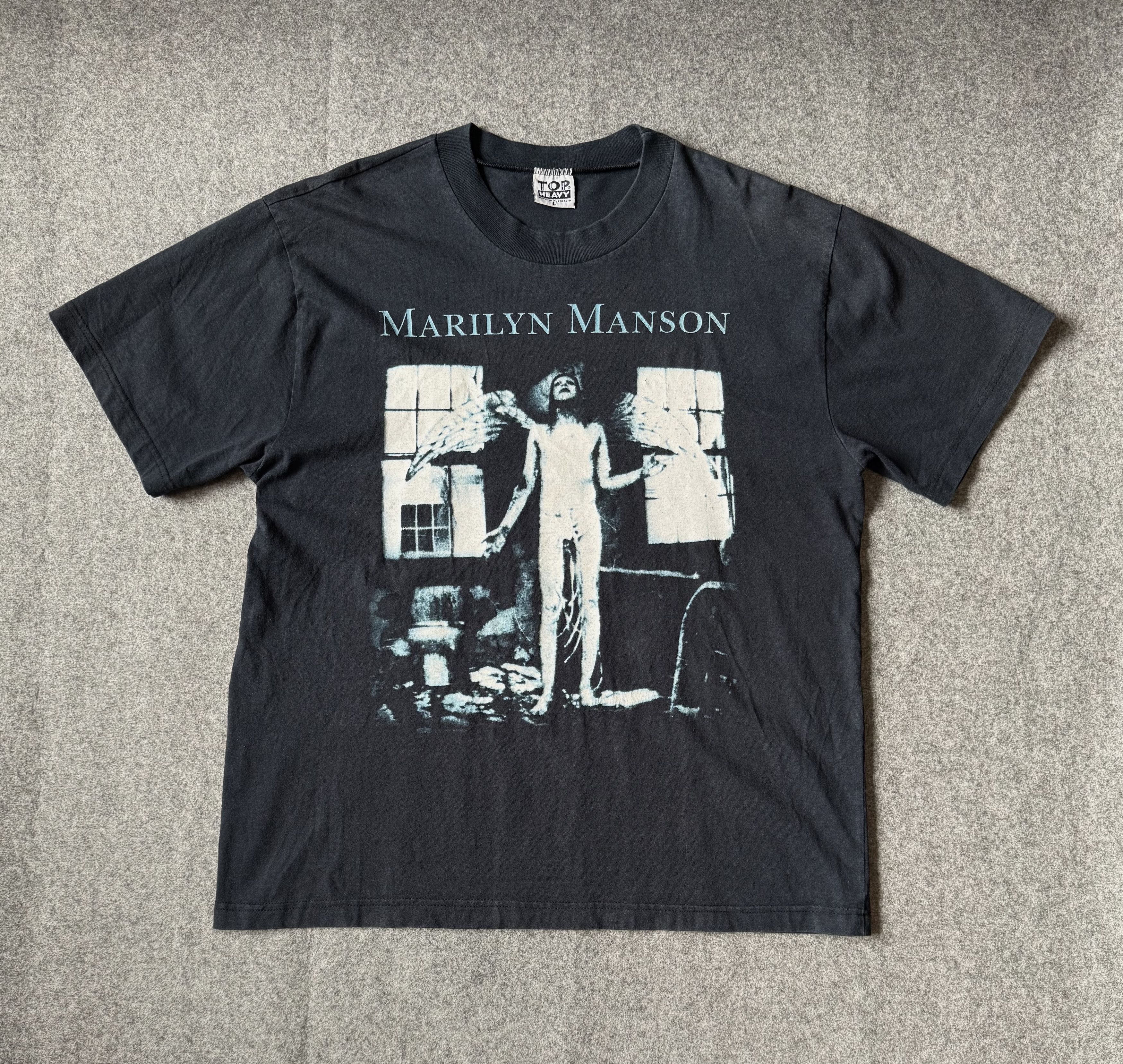 Vintage 1996 Marilyn Manson Antichrist Supersta Vintage Tee Size US L / EU 52-54 / 3 - 1 Thumbnail