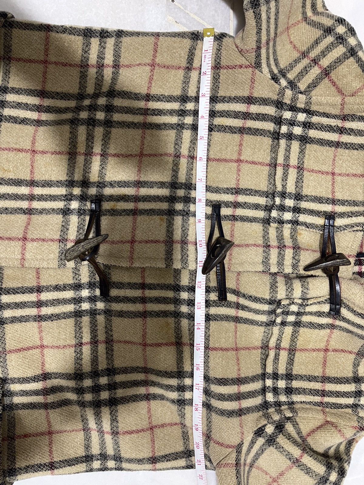 Burberry × Vintage Burberry Nova Check Duffle Coat Size US M / EU 48-50 / 2 - 18 Thumbnail