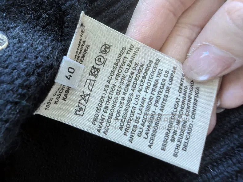 Hermes Hermes Turtleneck sweater, 100% cashmere, black Size S / US 4 / IT 40 - 3 Thumbnail