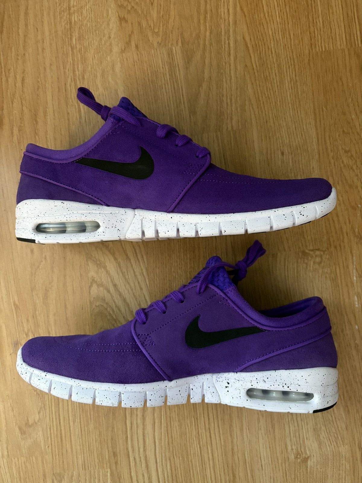 Nike Nike SB Stefan Janoski Max L Hyper Grape Black White Size US 9.5 / EU 42-43 - 3 Thumbnail
