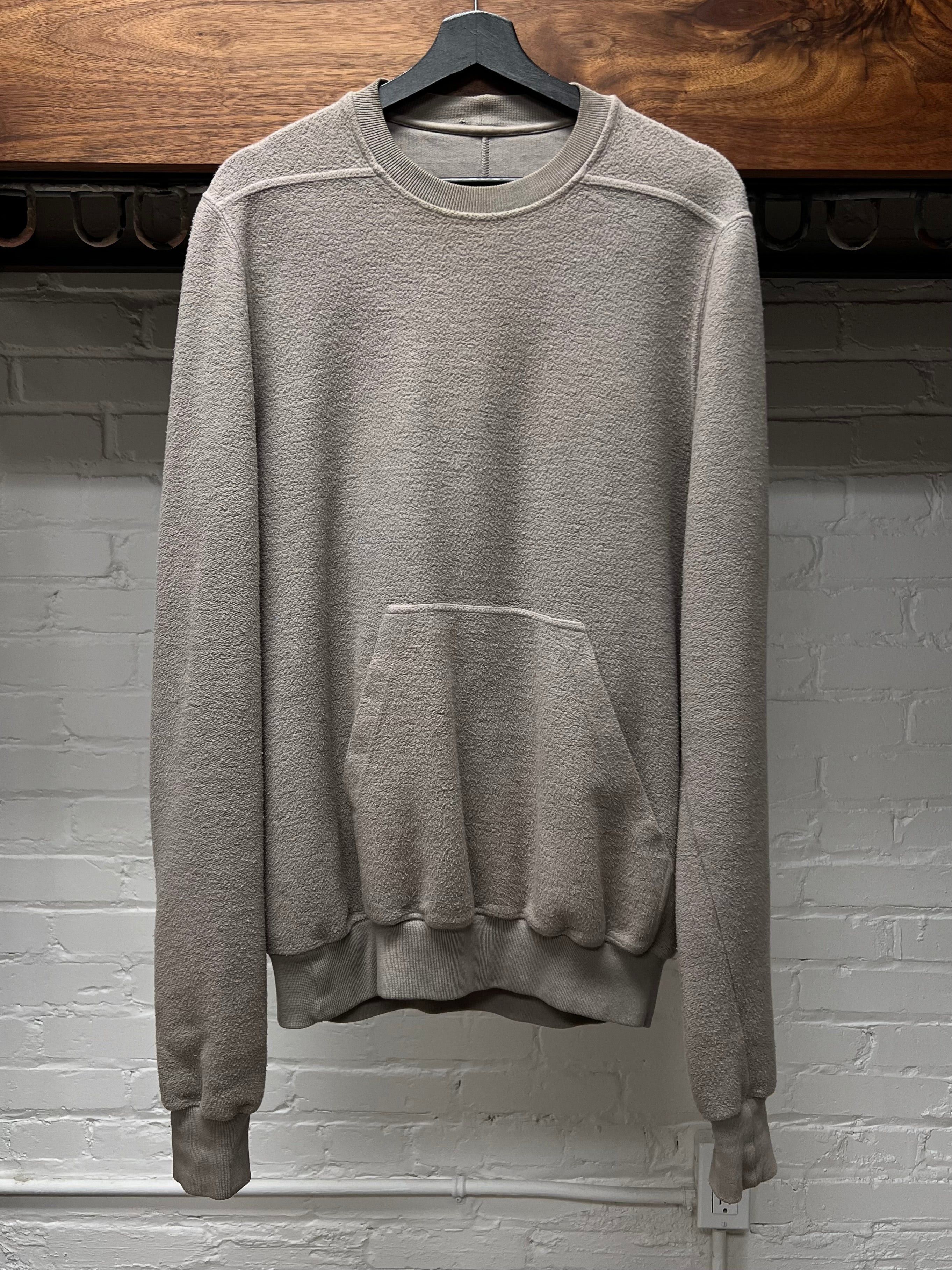 Rick Owens Rick Owens ‘Dust’ Reverse Cotton Sweatshirt Size US S / EU 44-46 / 1 - 1 Thumbnail