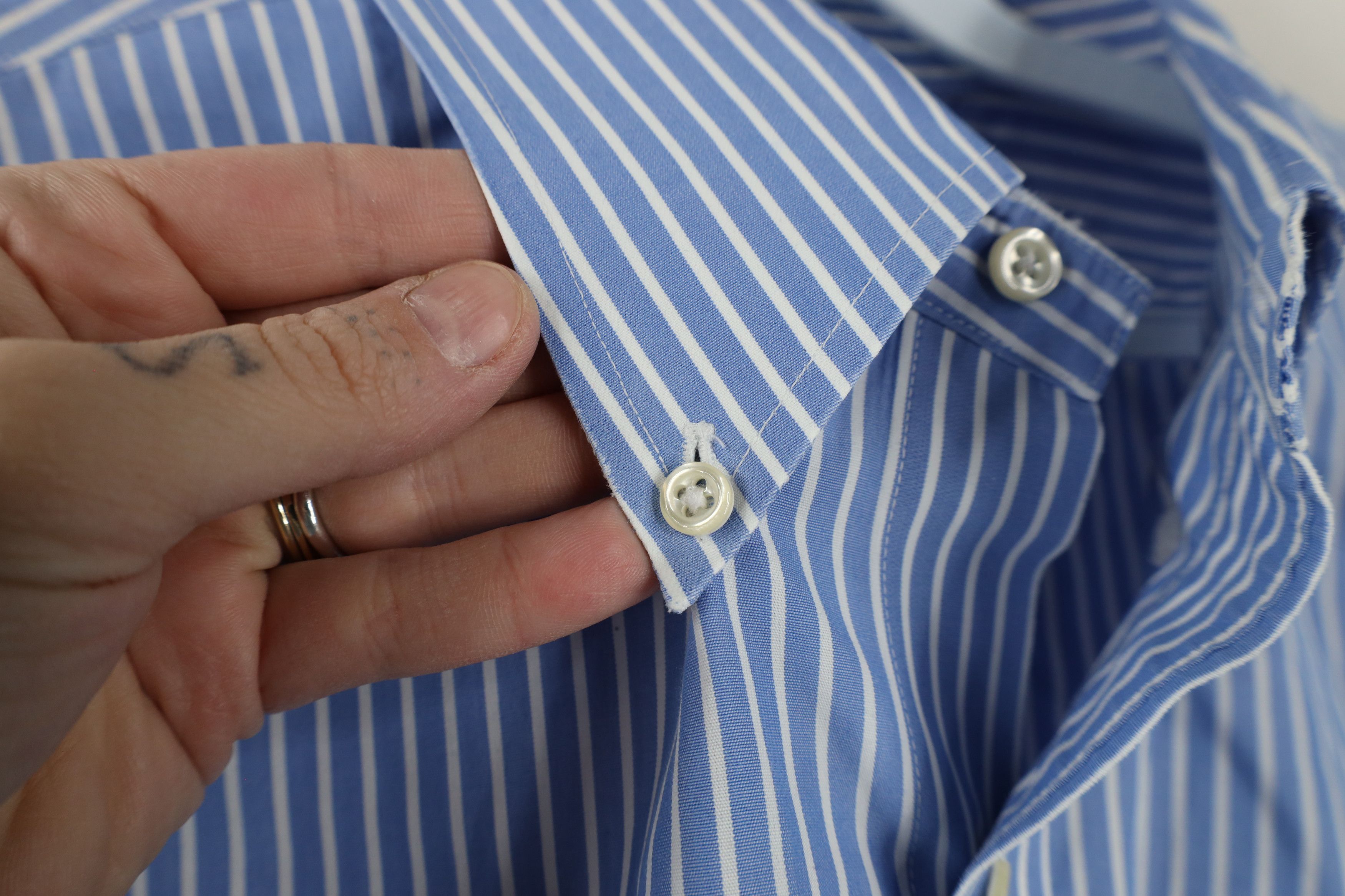 Brooks Brothers × Vintage Vintage 90s Brooks Brothers Cotton Button Down Shirt Size US M / EU 48-50 / 2 - 11 Thumbnail