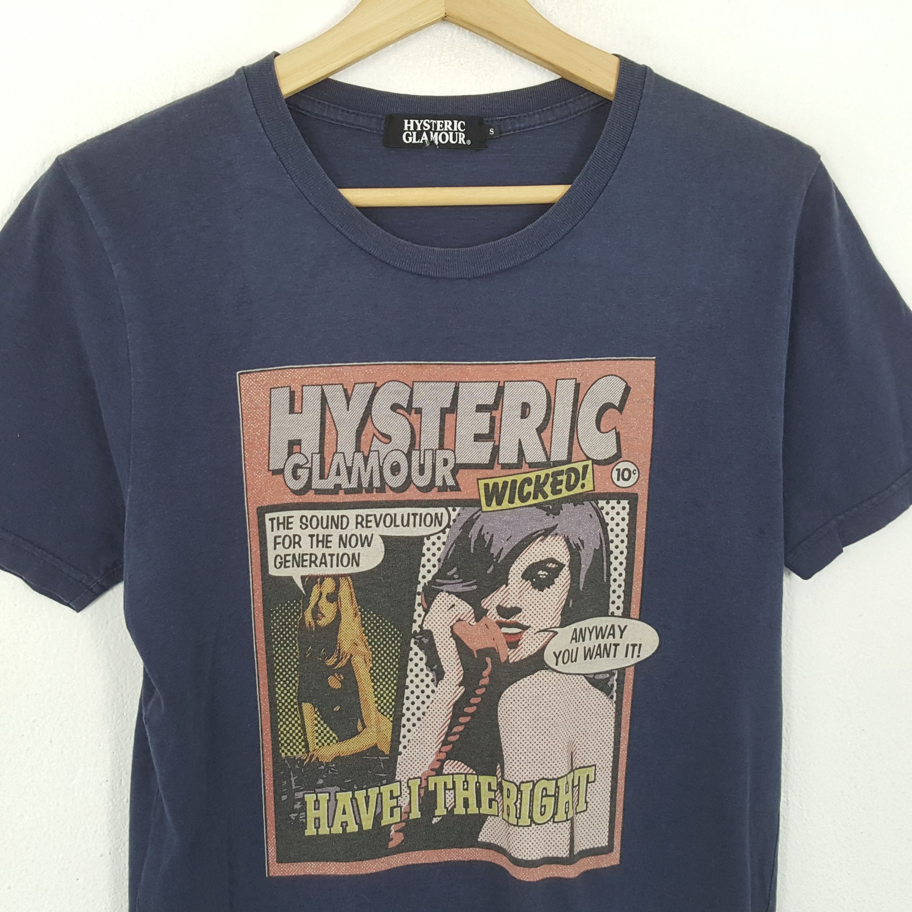Hysteric Glamour × Japanese Brand × Vintage Vintage HYSTERIC GLAMOUR Japanese Fashion Brand T-Shirts Size US S / EU 44-46 / 1 - 2 Thumbnail