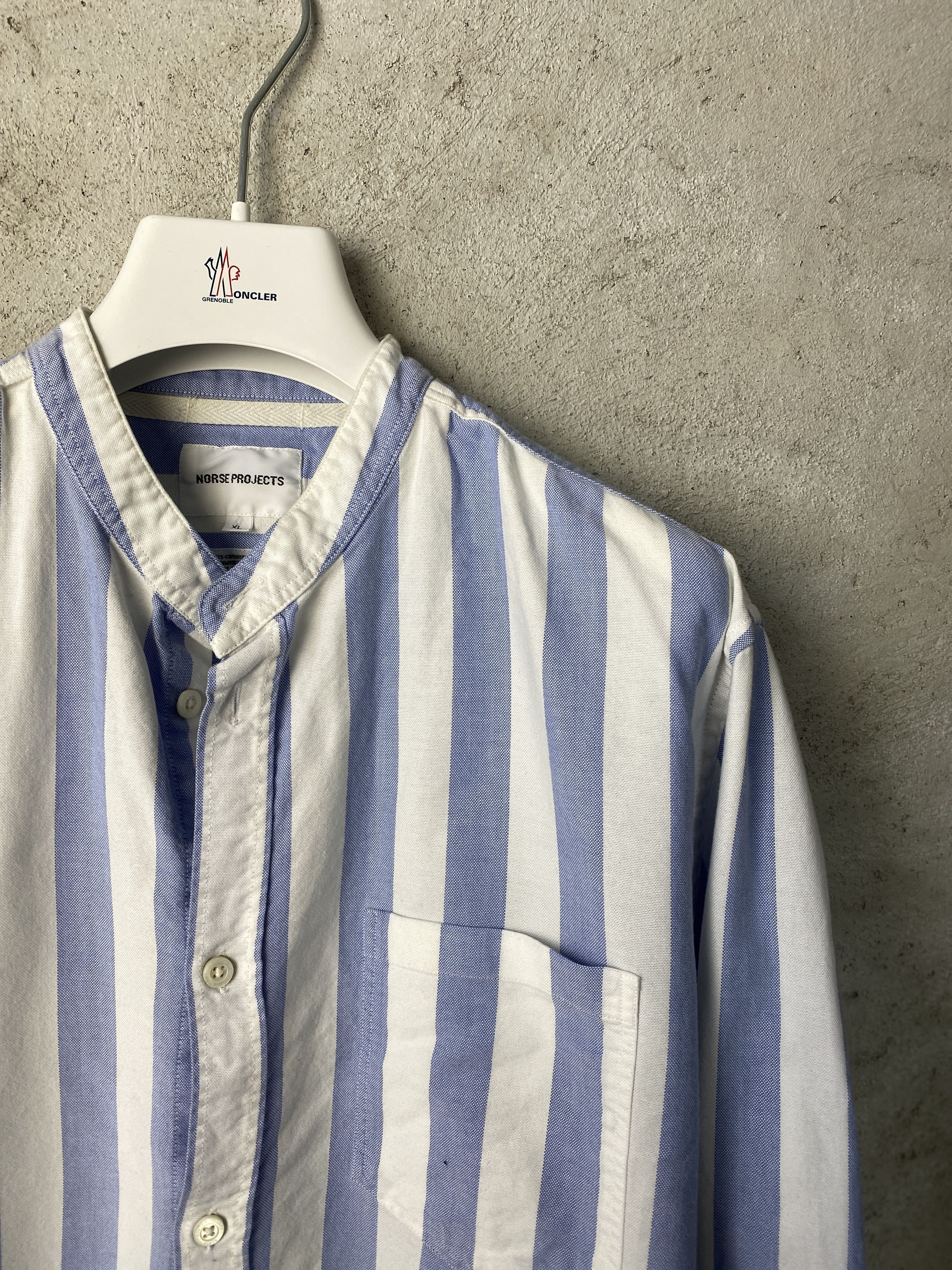 Norse Projects Norse Projects Hans Collarless Oxford Size US XL / EU 56 / 4 - 2 Thumbnail