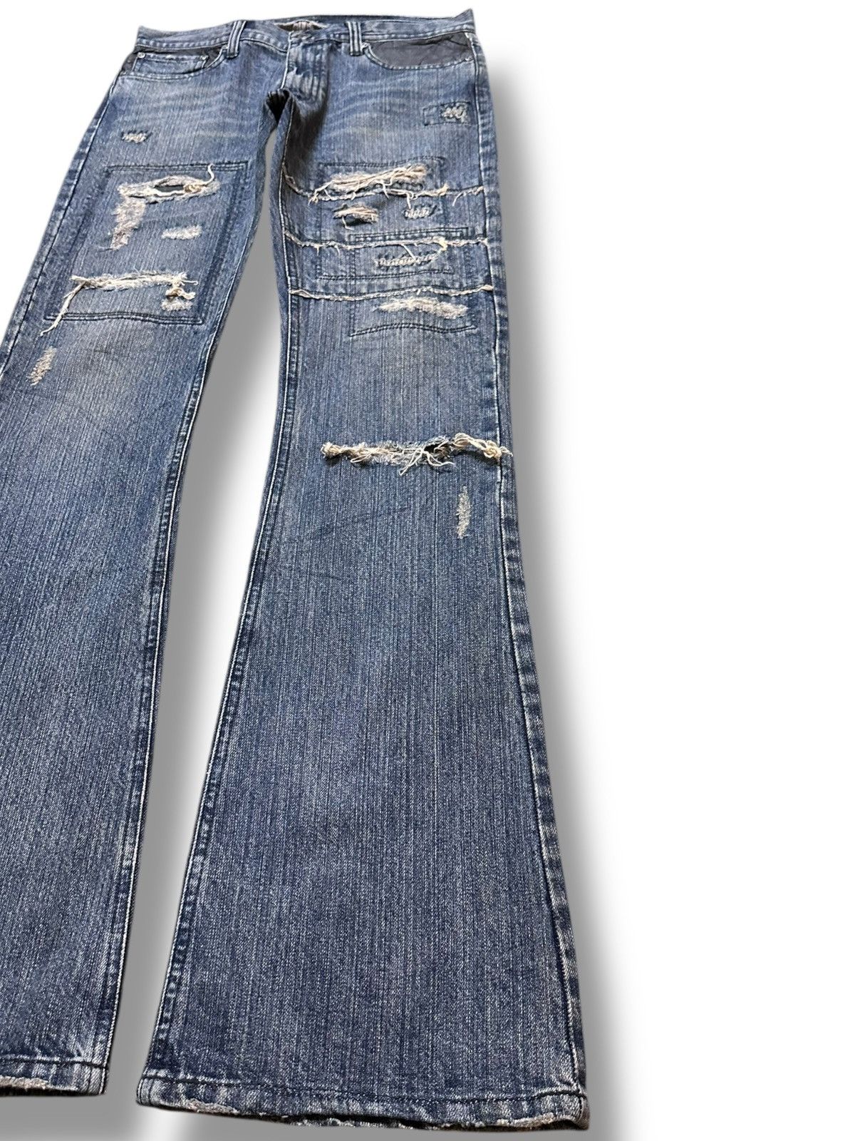14th Addiction Vintage Difference By Rupert Edge Flare Bootcut Denim Size US 31 - 4 Thumbnail